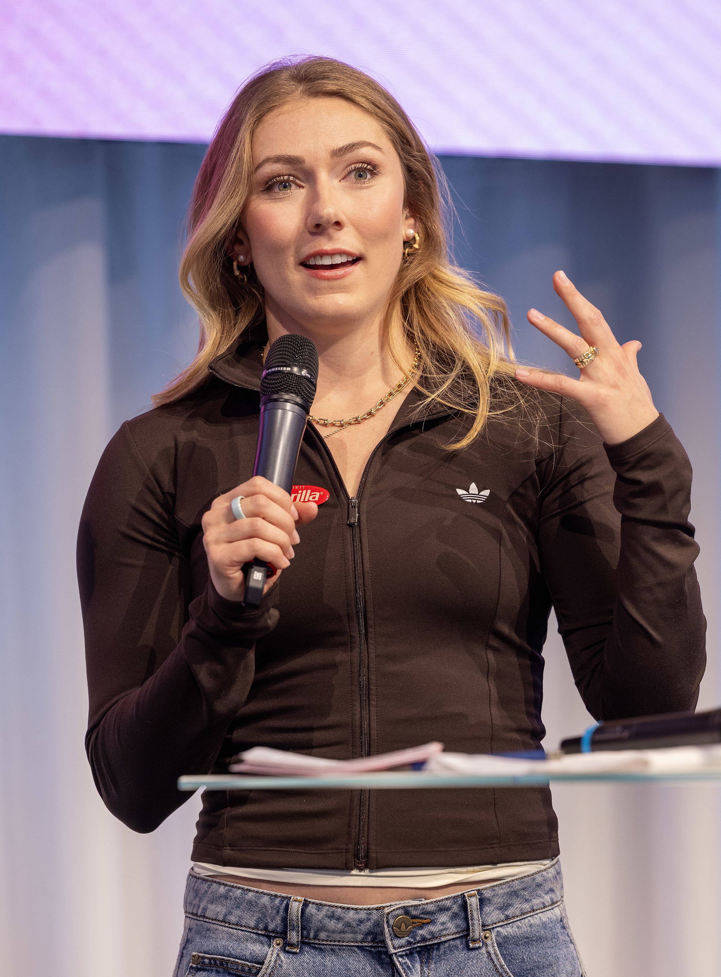 Mikaela Shiffrin beim Atomic Media Day in Altenmarkt
