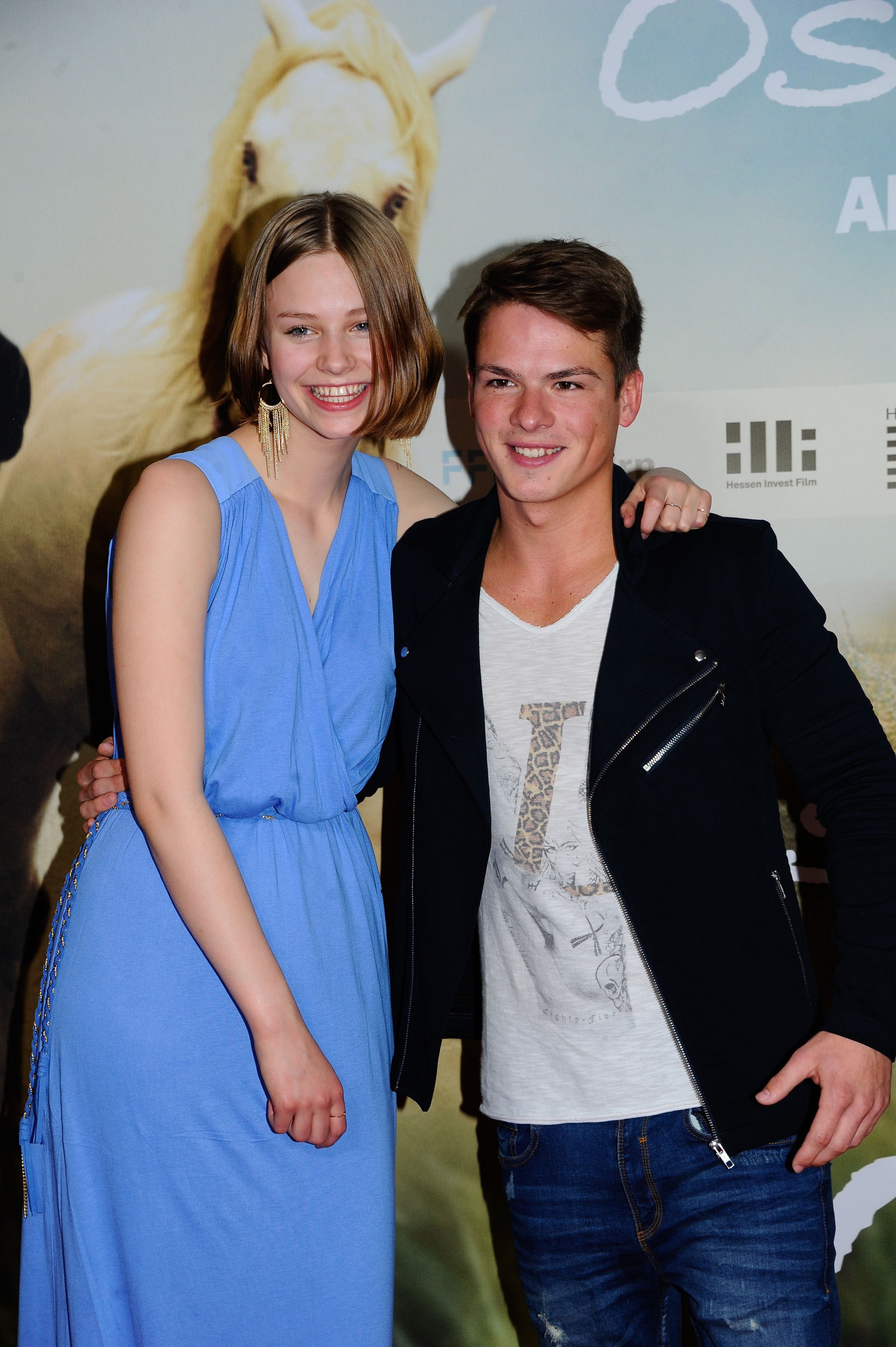 Hanna Binke und Marvin Linke bei der Premiere von Ostwind 2 im Mathäser Kino in München.