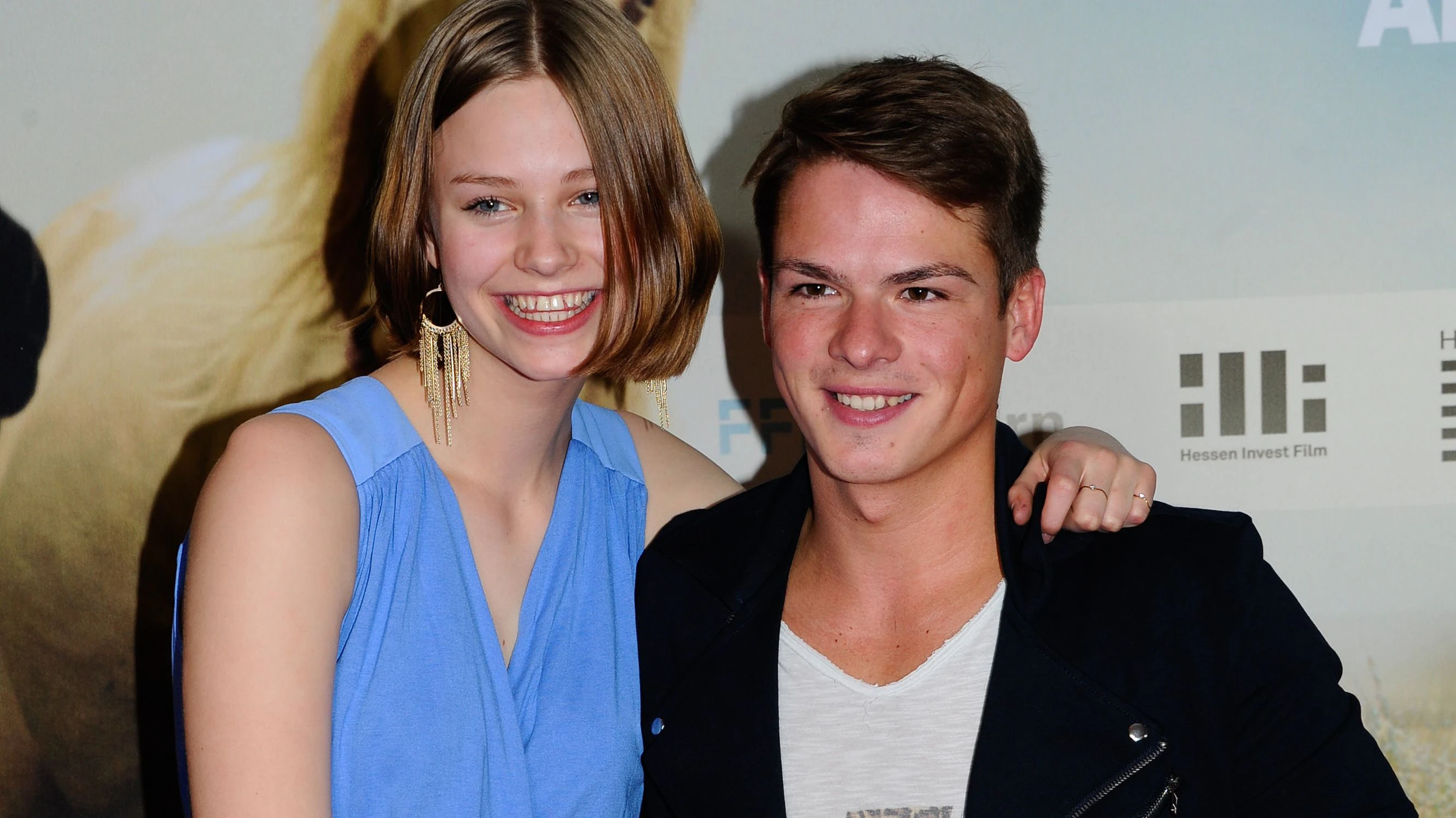Hanna Binke und Marvin Linke bei der Premiere von Ostwind 2 im Mathäser Kino in München.