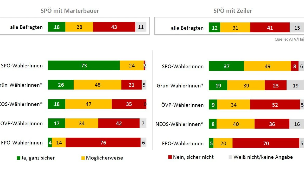 Vergleich Marterbauer/Zeiler