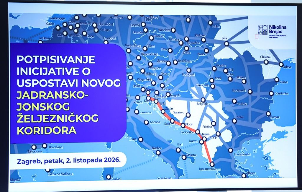 Präsentation des adriatisch-ionischen Eisenbahnkorridors.