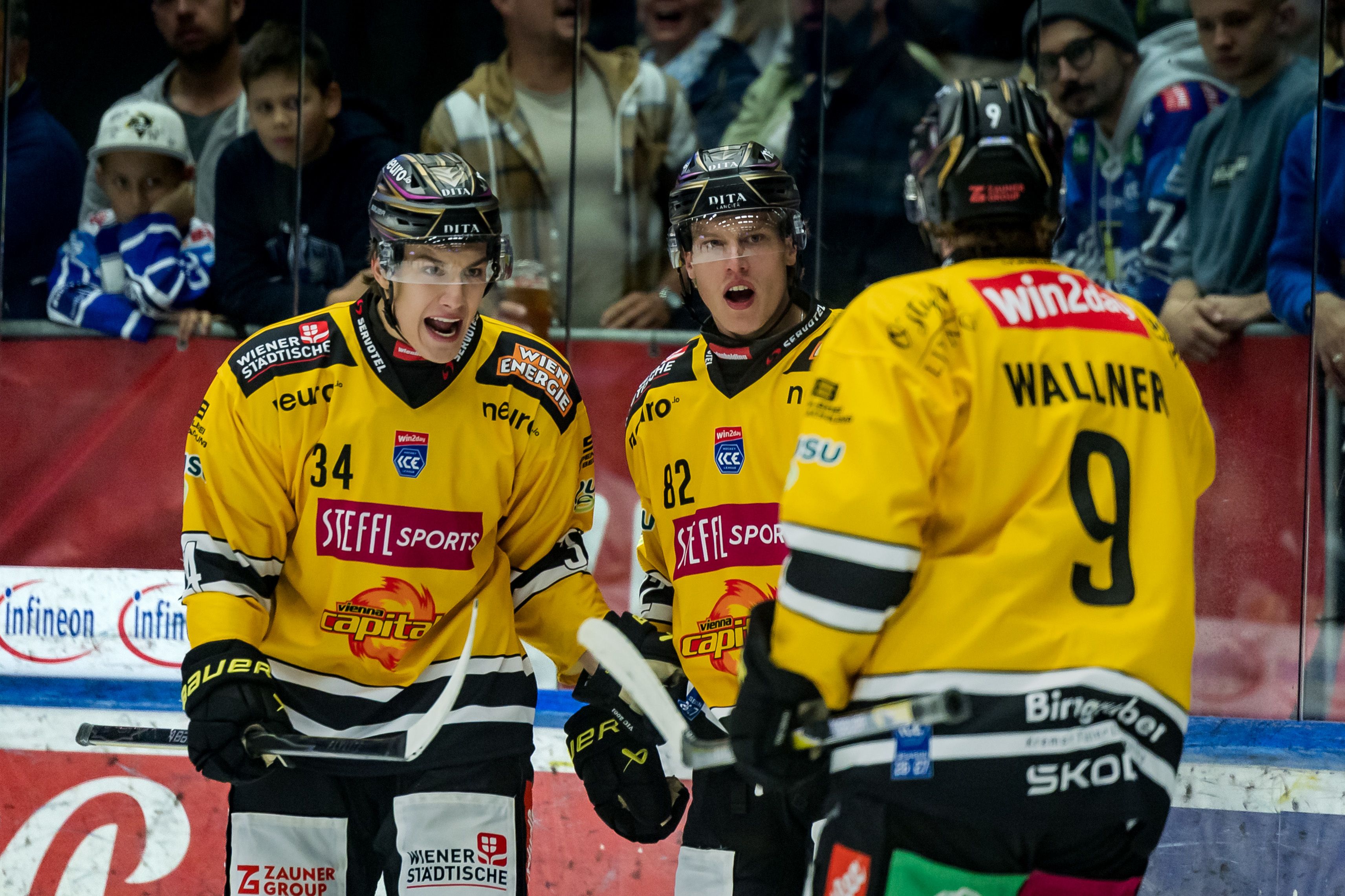 Die Vienna Capitals treffen beim Kids Day auf Pustertal.