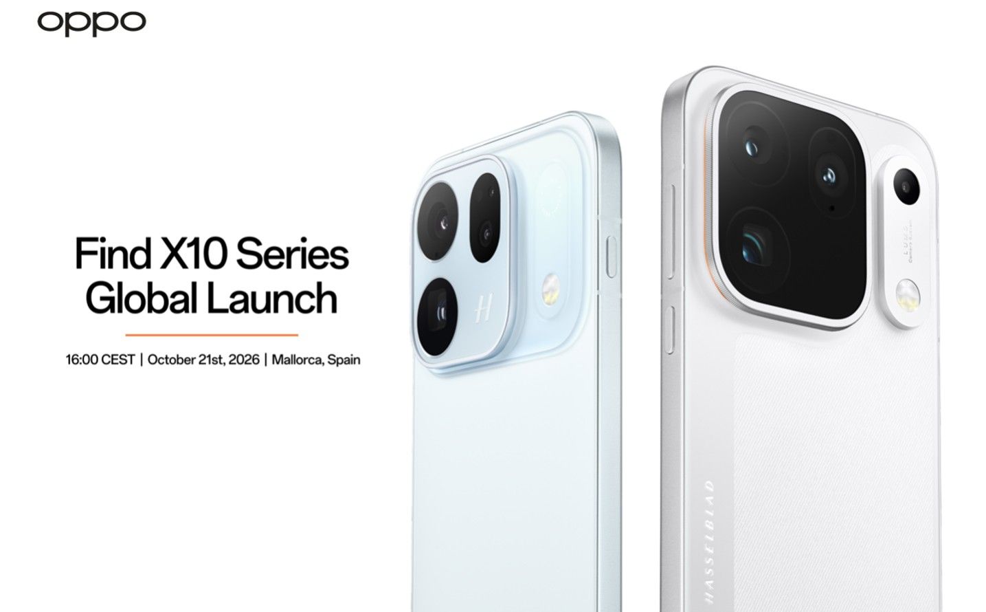 Die Find-X10-Serie besteht aus dem Find X10 und dem Find X10 Pro Max und wird am 21. Oktober offiziell vorgestellt. 