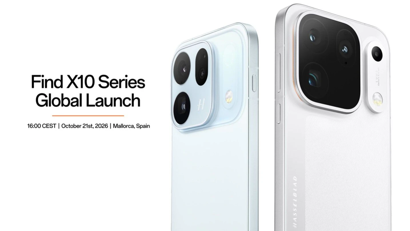 Die Find-X10-Serie besteht aus dem Find X10 und dem Find X10 Pro Max und wird am 21. Oktober offiziell vorgestellt. 