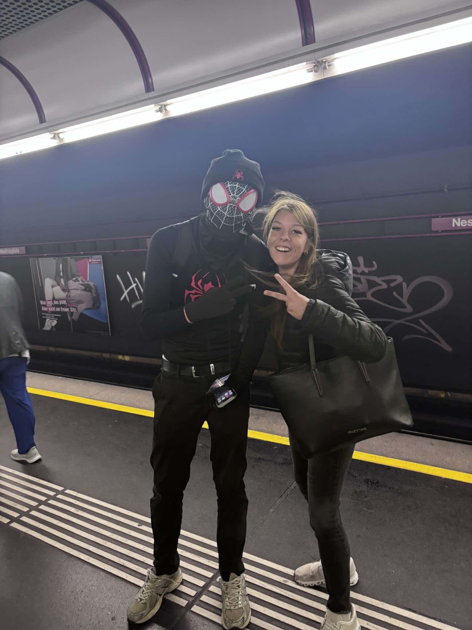 Vicky erlebte den Tiktok-Star hautnah.