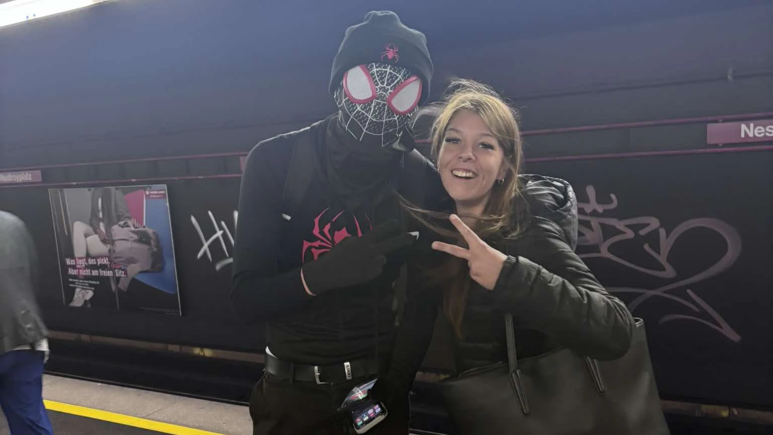 Vicky erlebte den Tiktok-Star hautnah.
