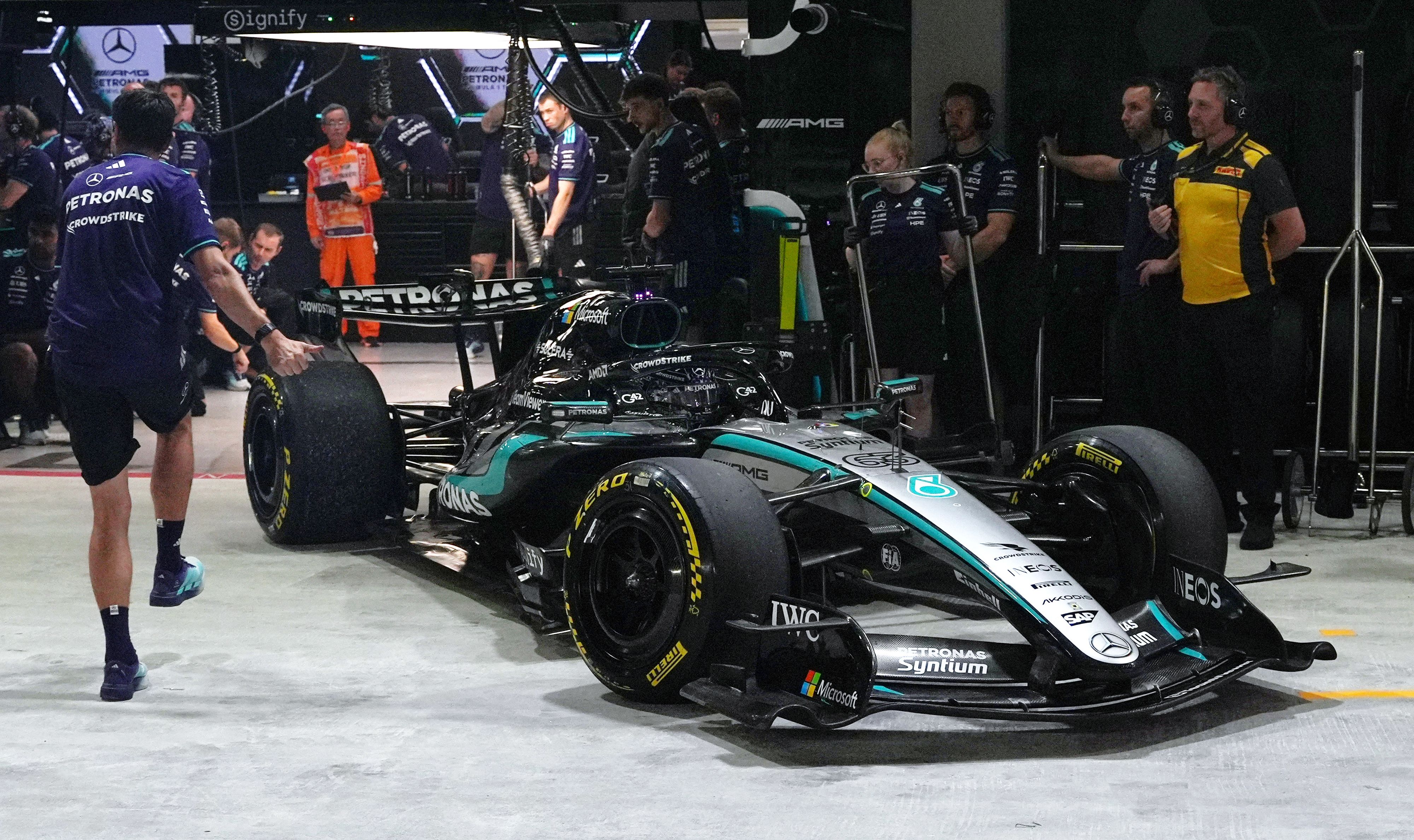 Das Sprint-Qualifying von Singapur musste unterbrochen werden. 