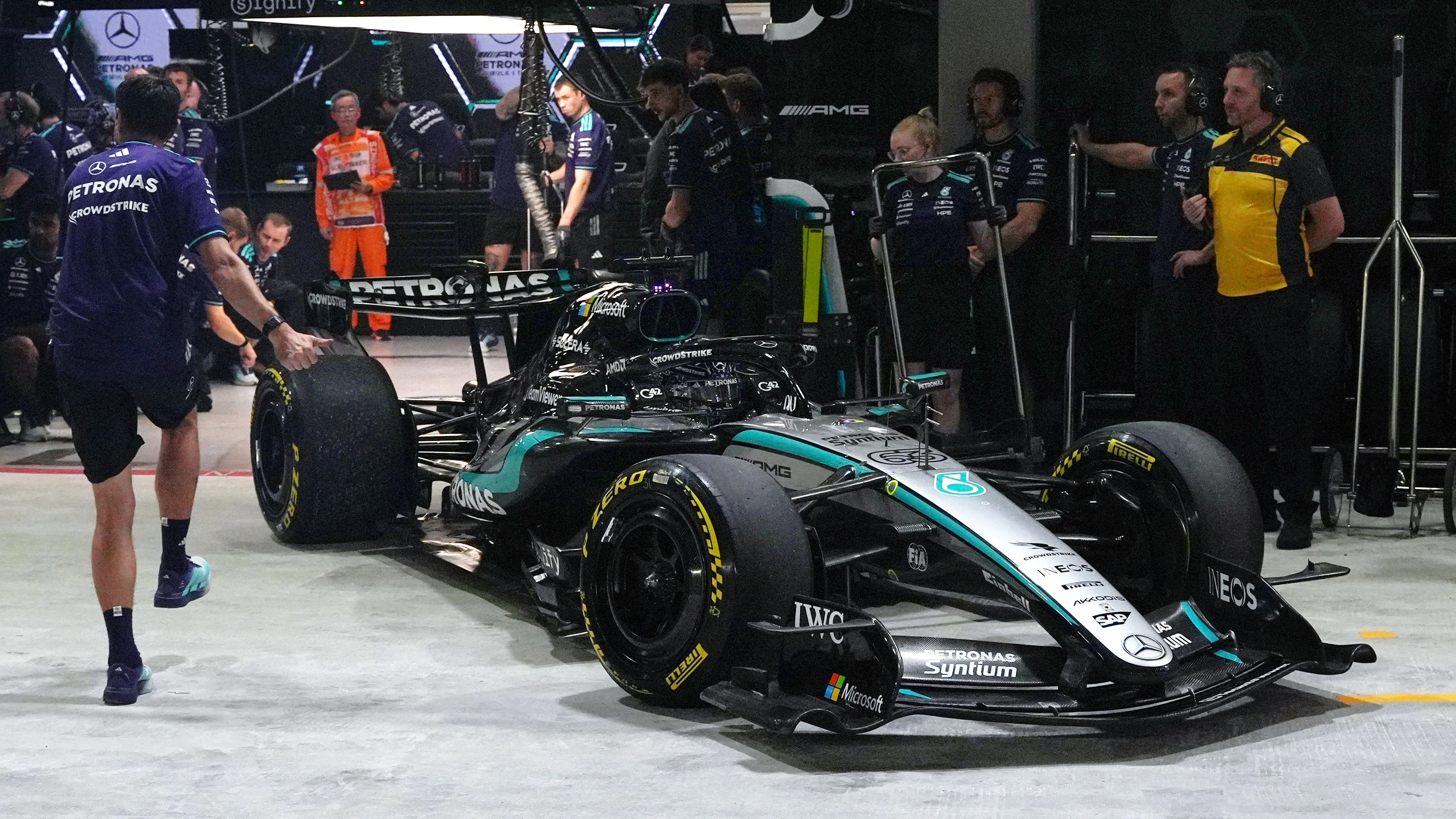 Das Sprint-Qualifying von Singapur musste unterbrochen werden. 