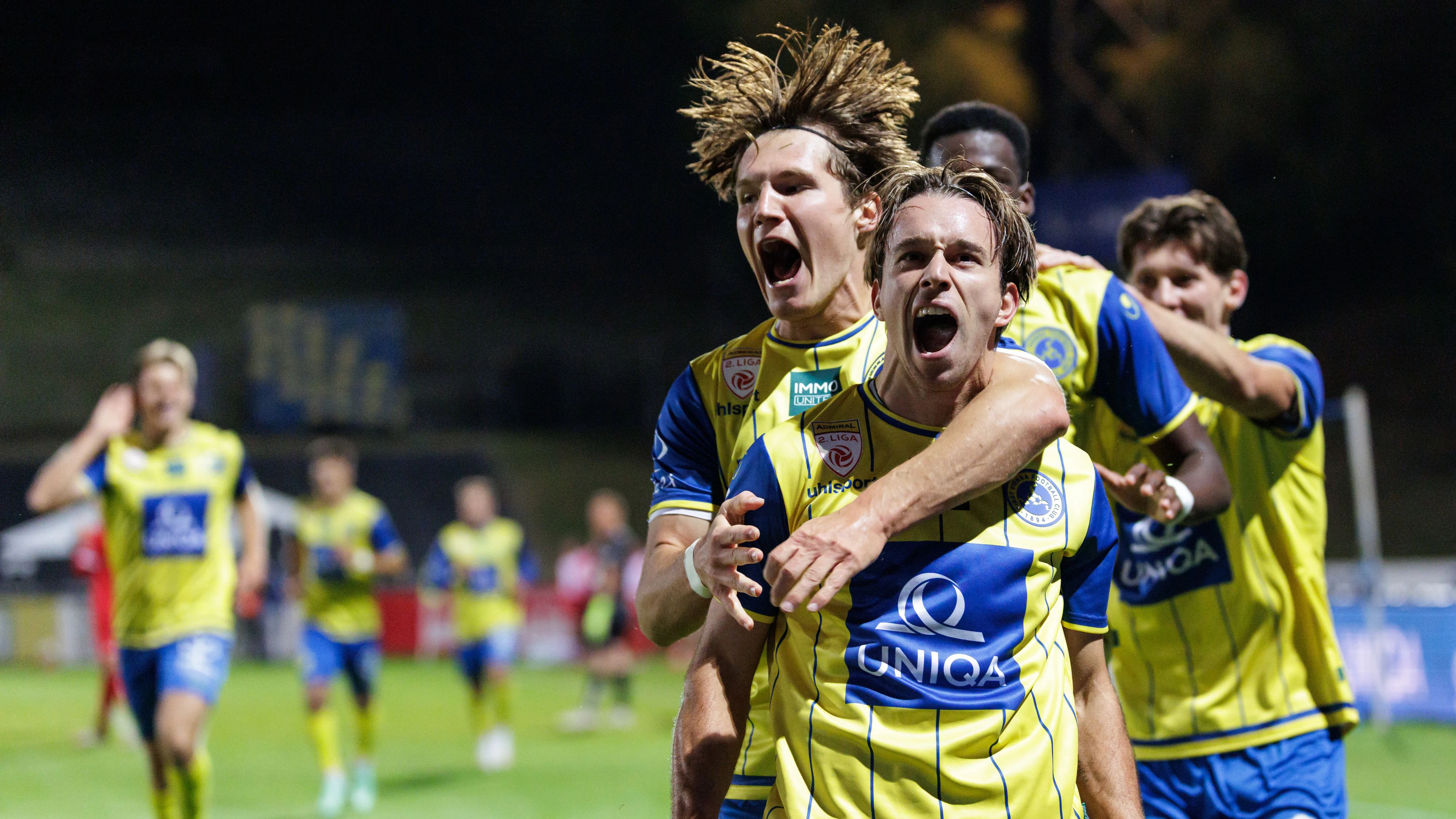 Heute.at - Vienna nützt mit 3:1-Sieg Patzer von Blau-Weiß Linz