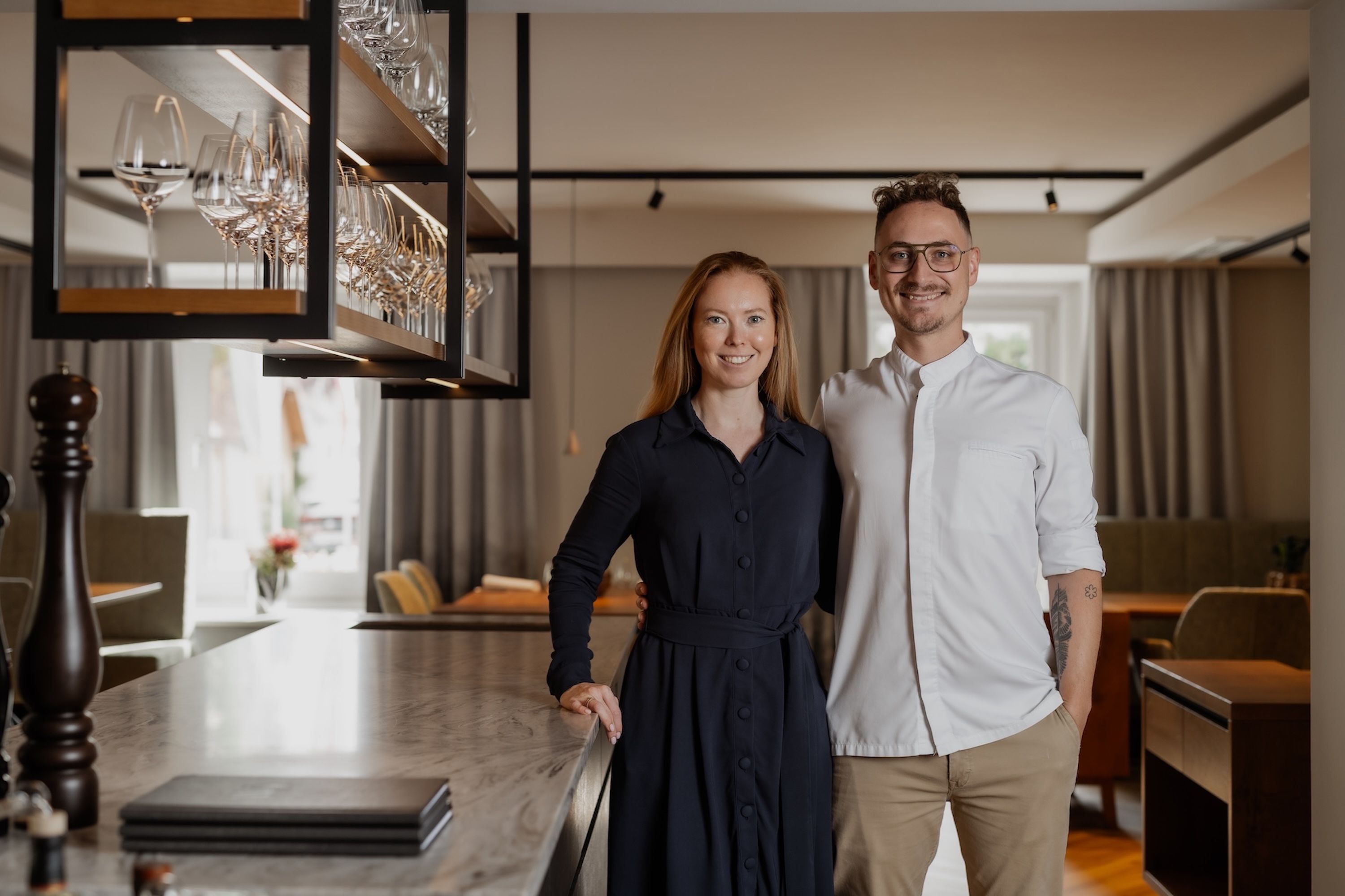 Florian und Julia Wörgötter servieren Sternemenü und Wirtshausküche jetzt im selben Raum, ohne Trennung und für alle Gäste.