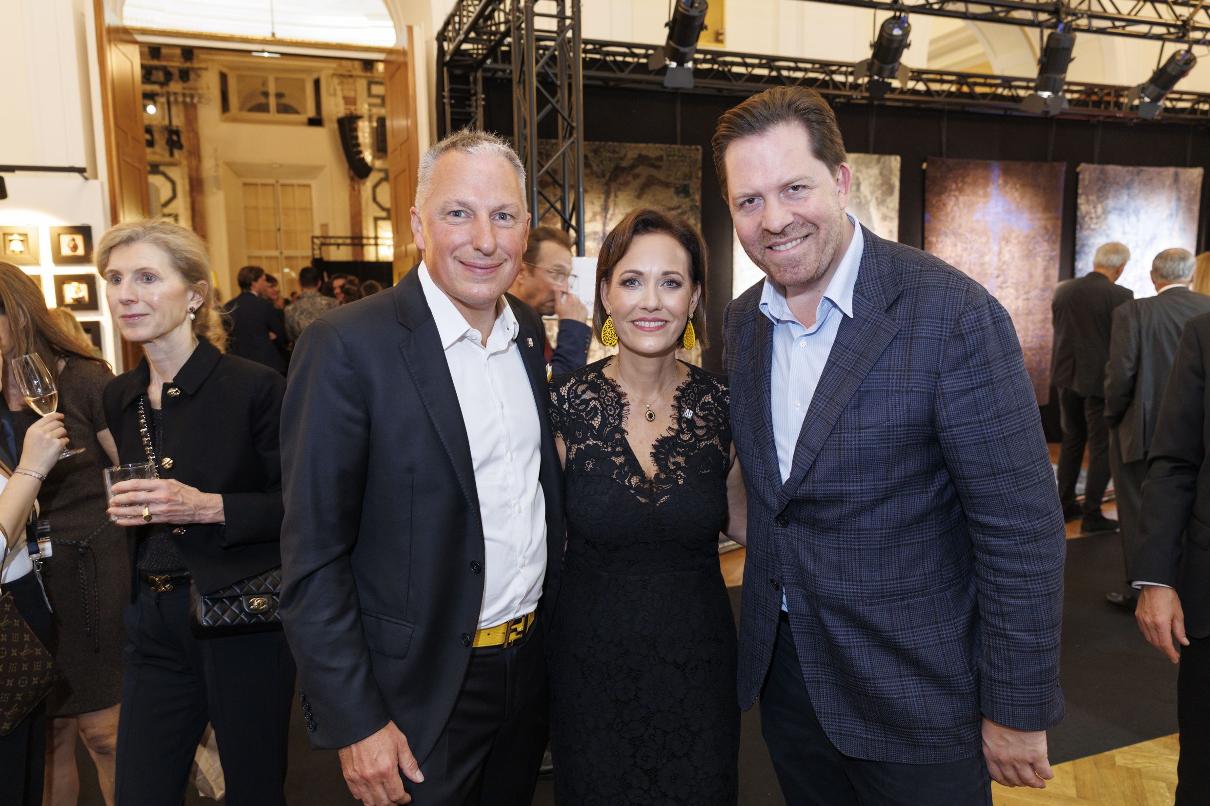 Peter Syrch mit Sabine Jäger und Daniel Serafin