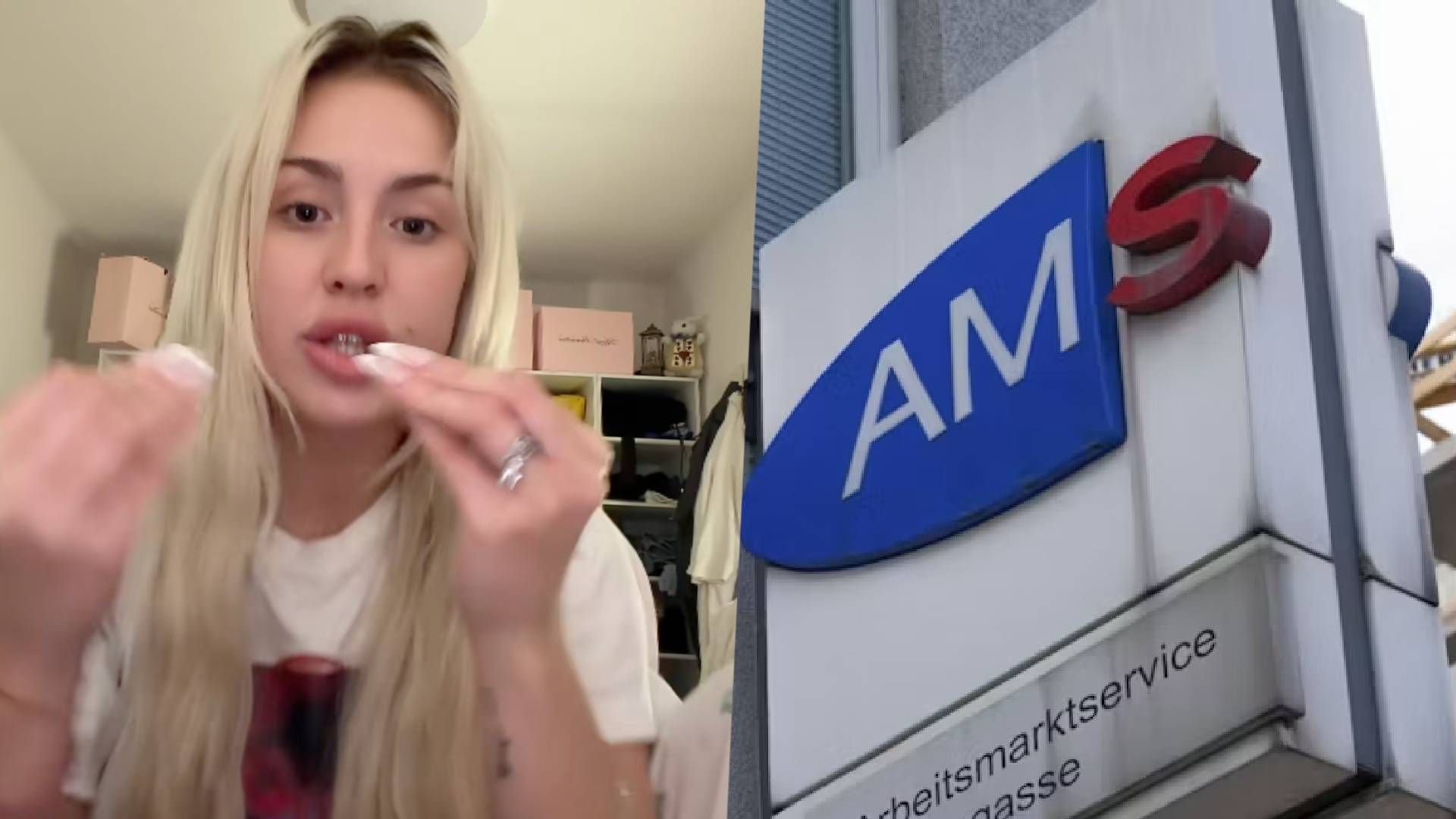 Influencerin Sara Dodevska wettert heftig gegen das AMS.