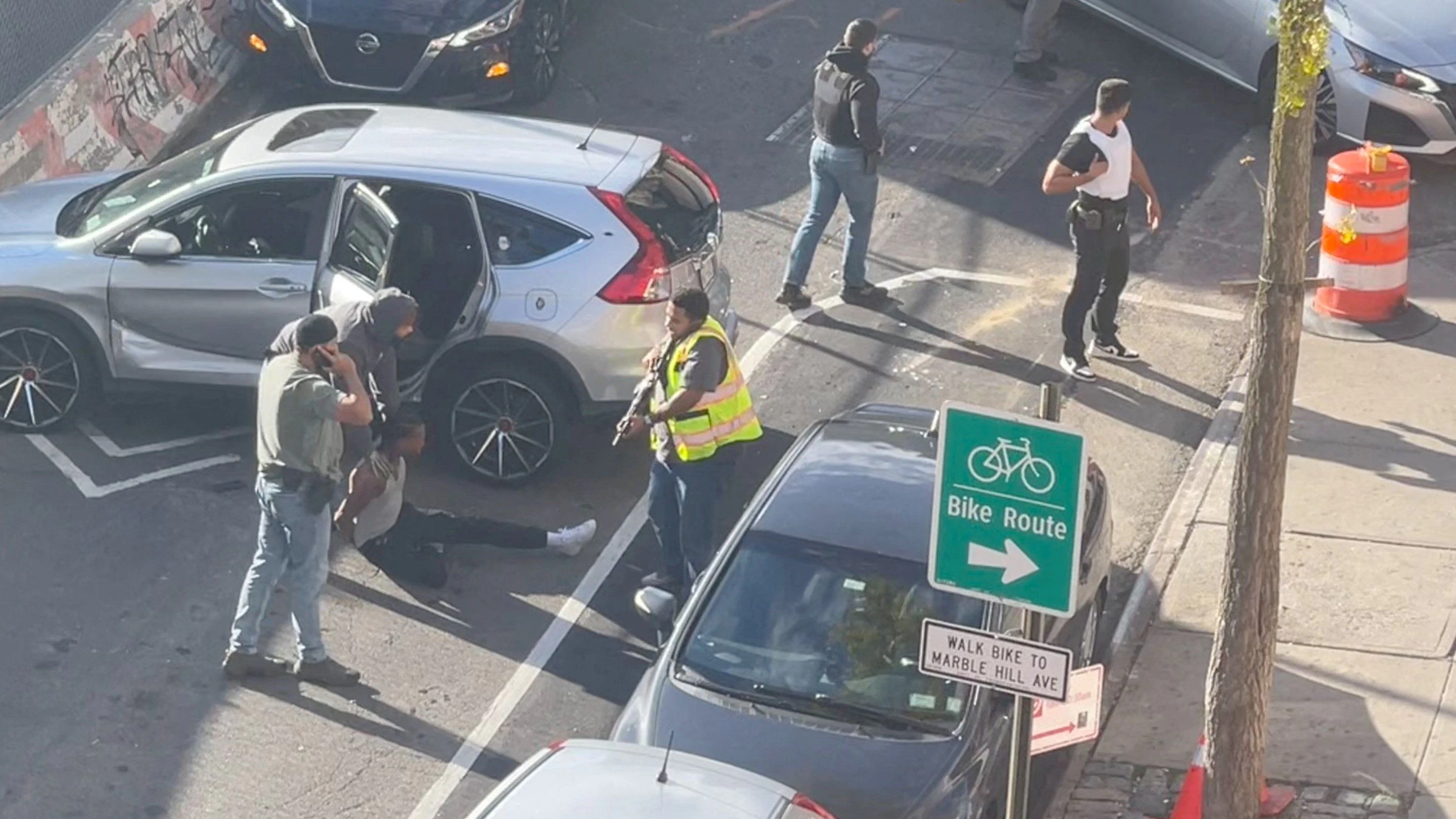 Zu den Schüssen kam es bei einem Einsatz in New York.