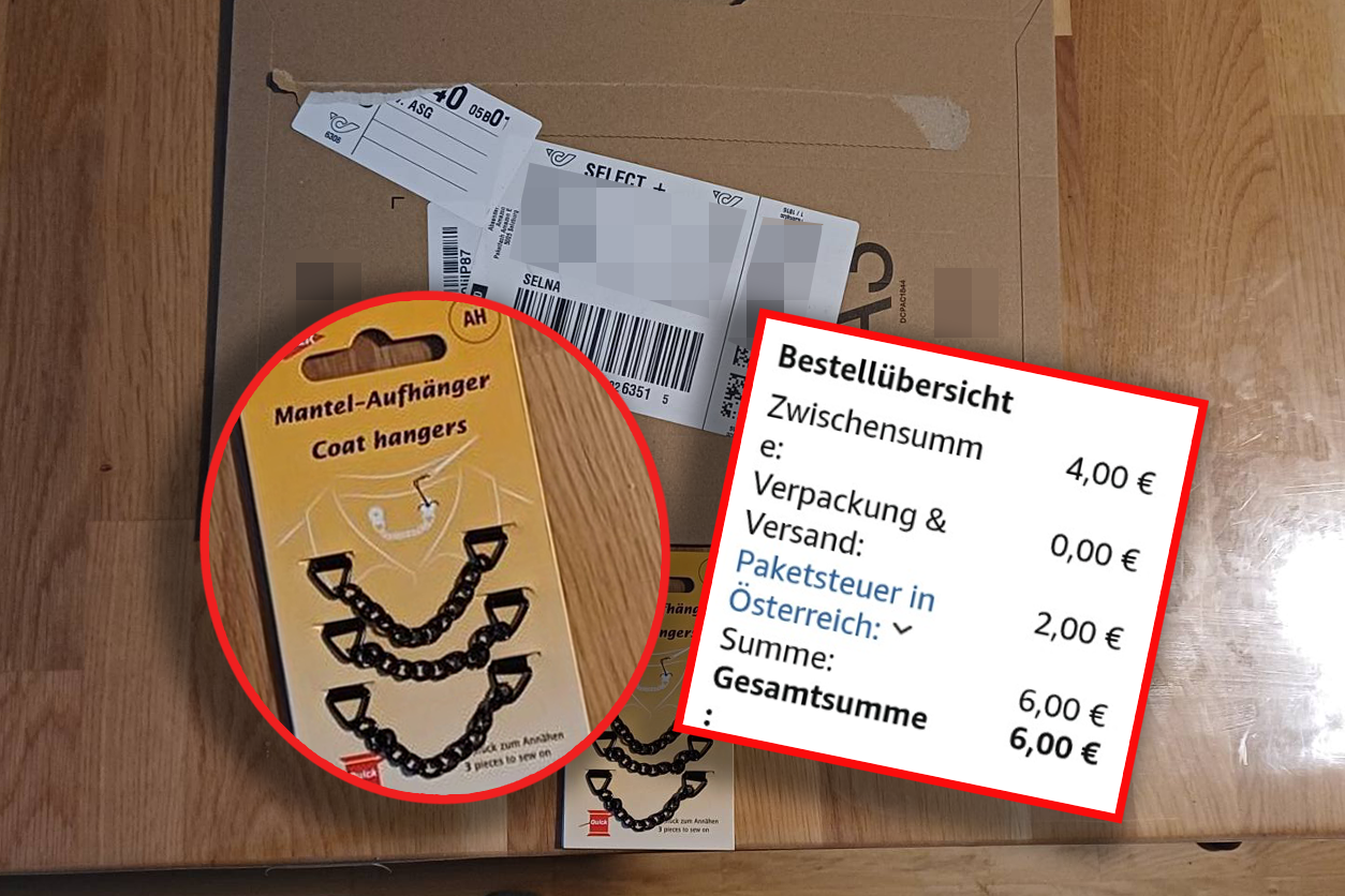 Die Paketsteuer sorgt bei dem Tiroler für Ärger.