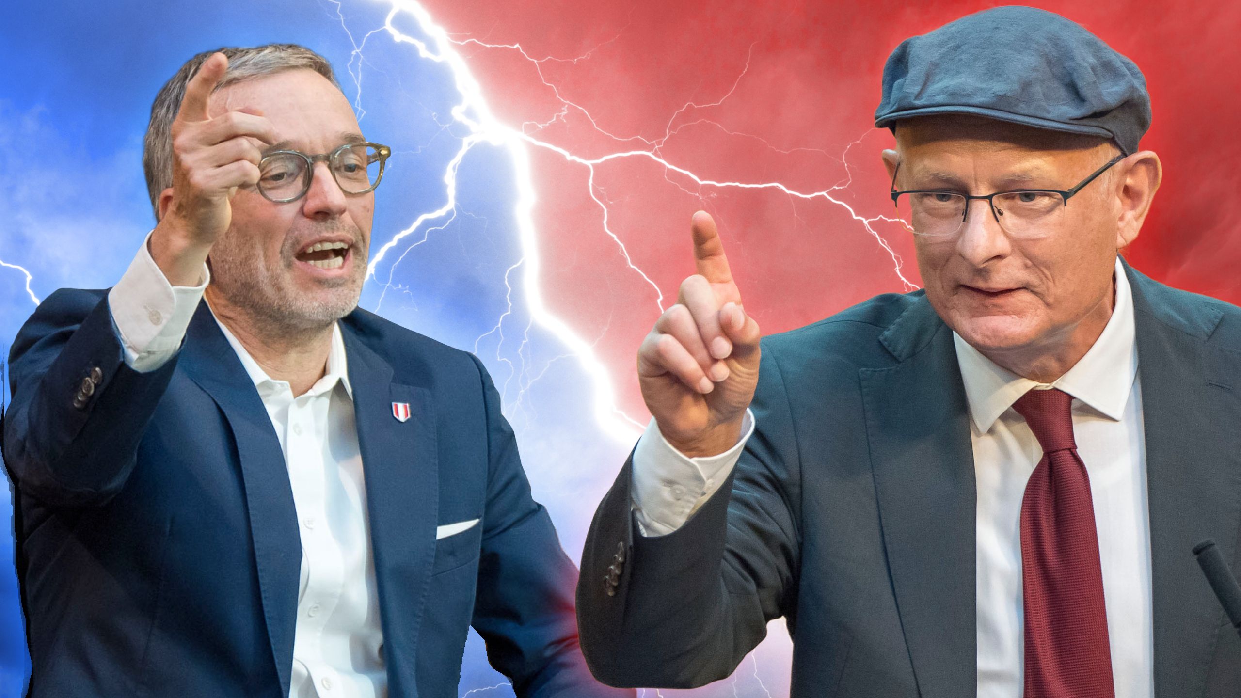 Herbert Kickls FPÖ führt in den Umfragen. Bei der SPÖ zeigt sich: Marterbauer könnte sie aus dem Babler-Tiefpunkt wieder herausführen.