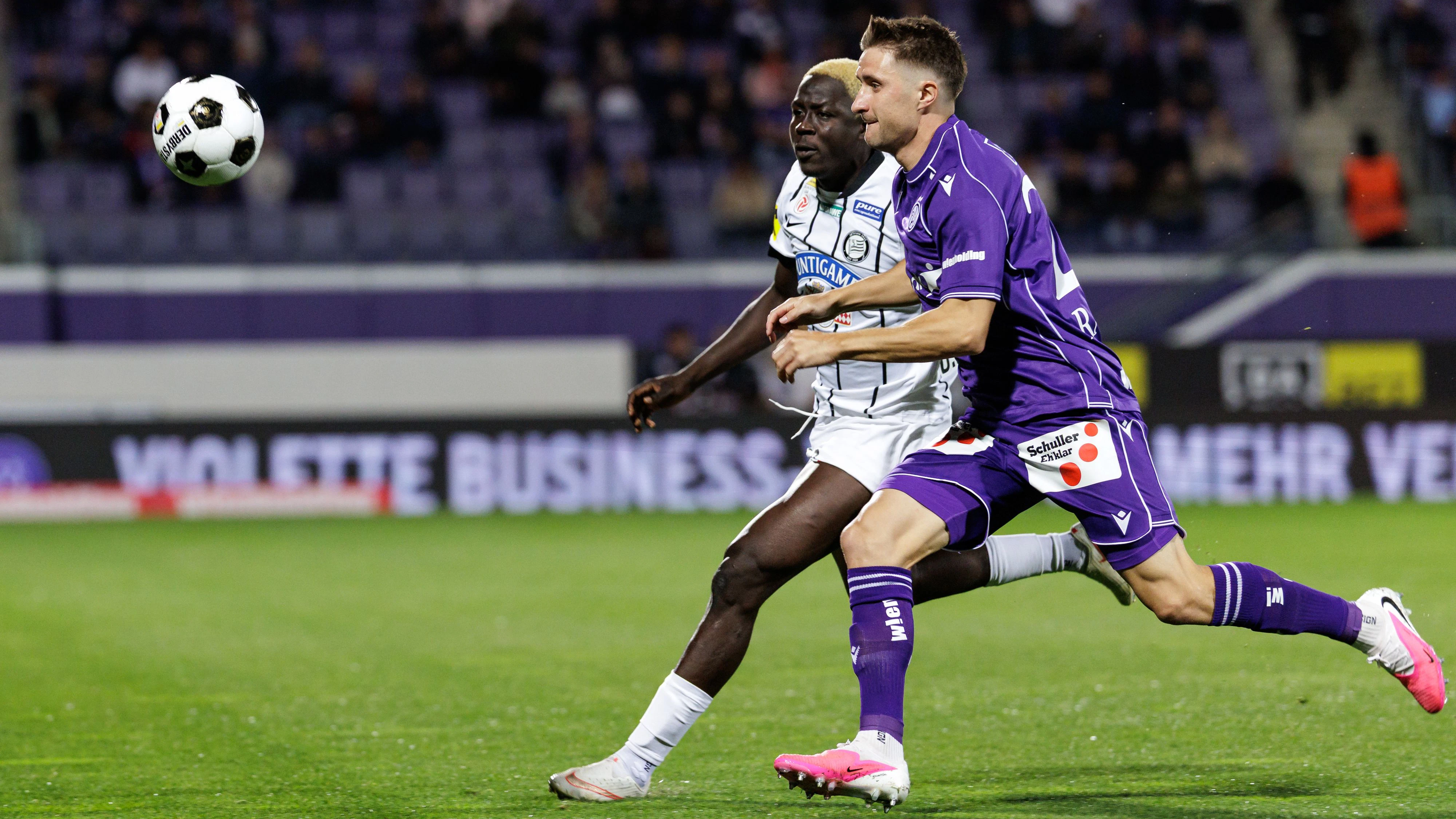 Heute.at - Sturm Graz gewinnt bei der Wiener Austria mit 2:0