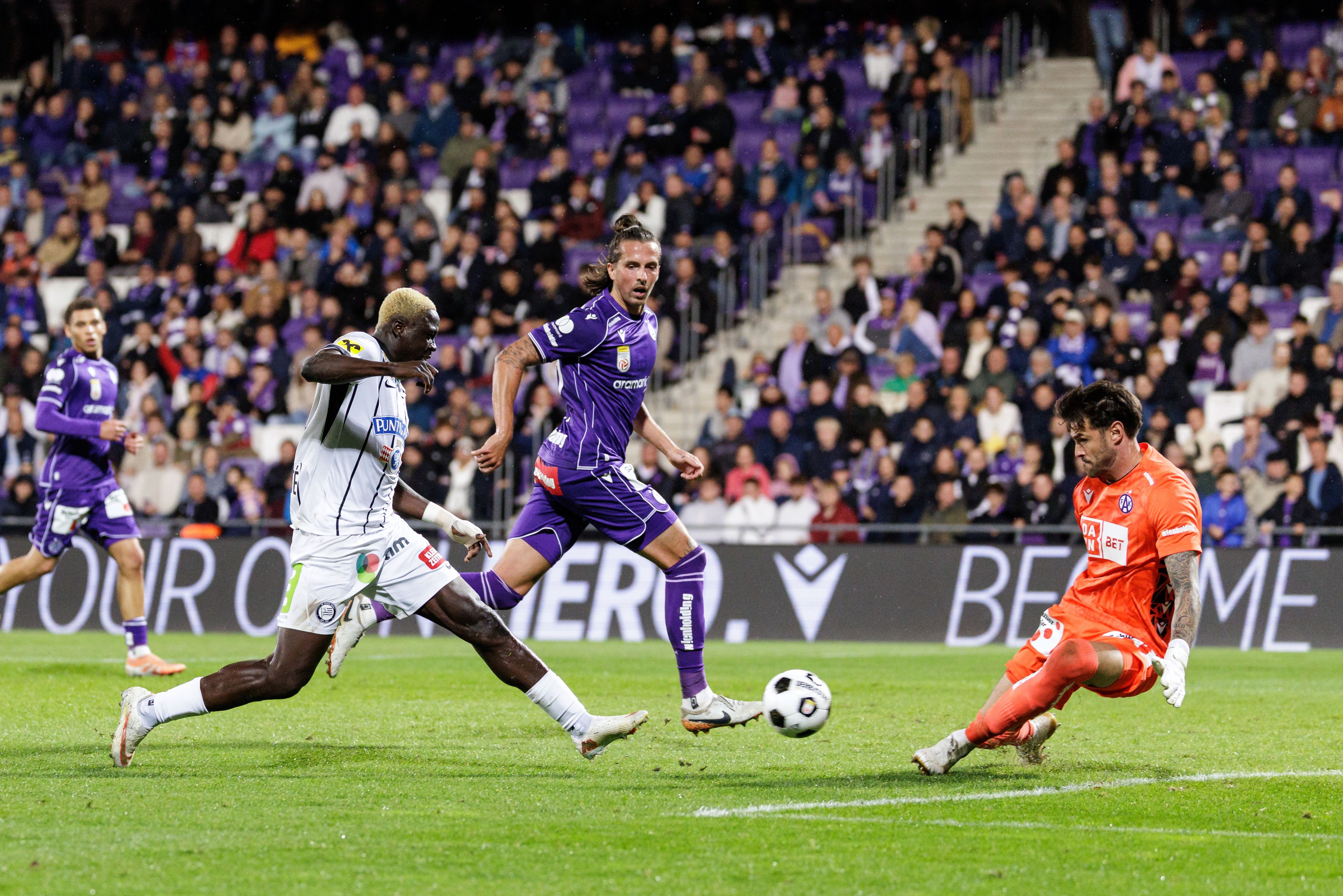 Sturm Graz jubelt gegen die Wiener Austria. 