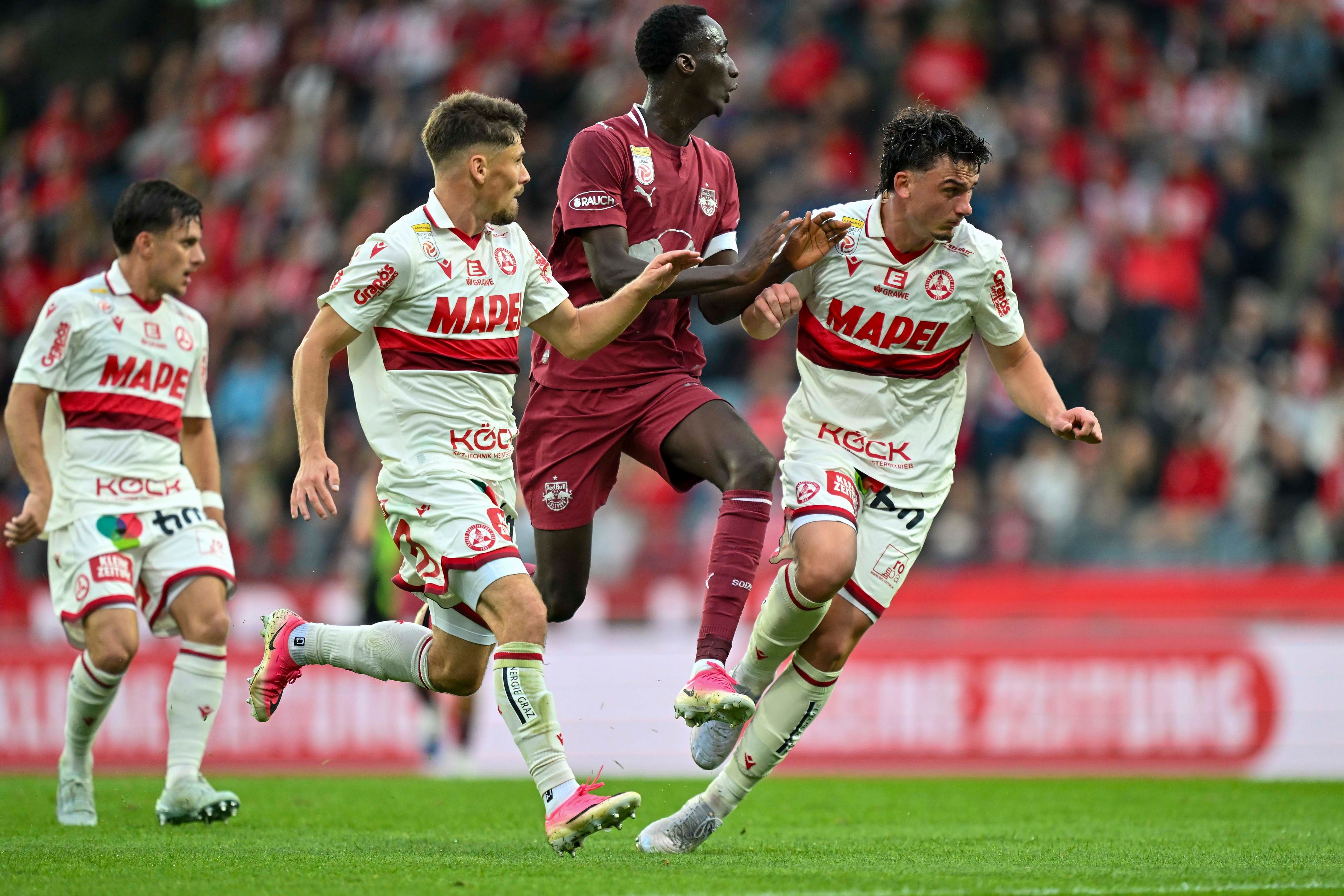 Red Bull Salzburg gegen den GAK. 