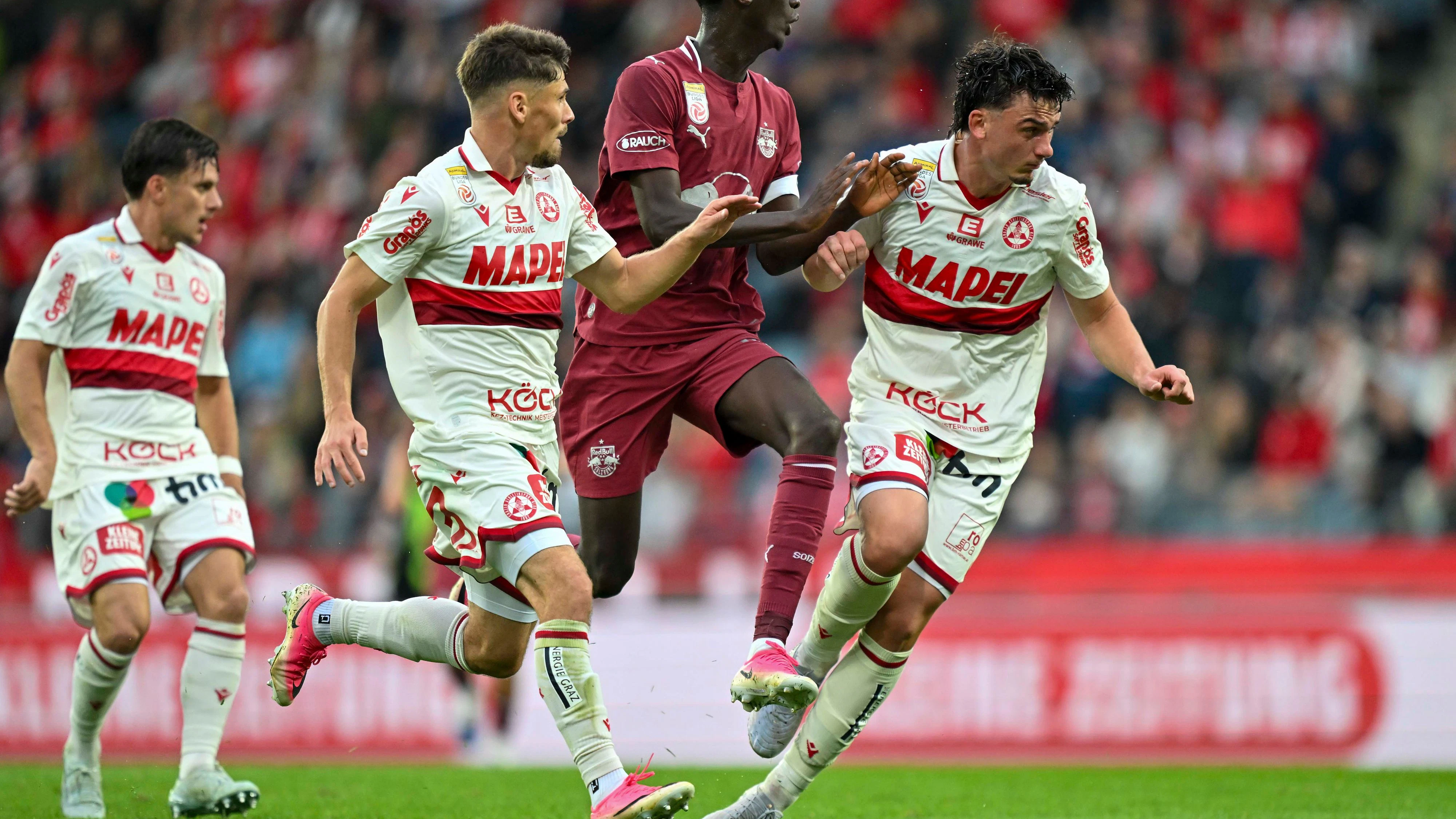 Red Bull Salzburg gegen den GAK. 