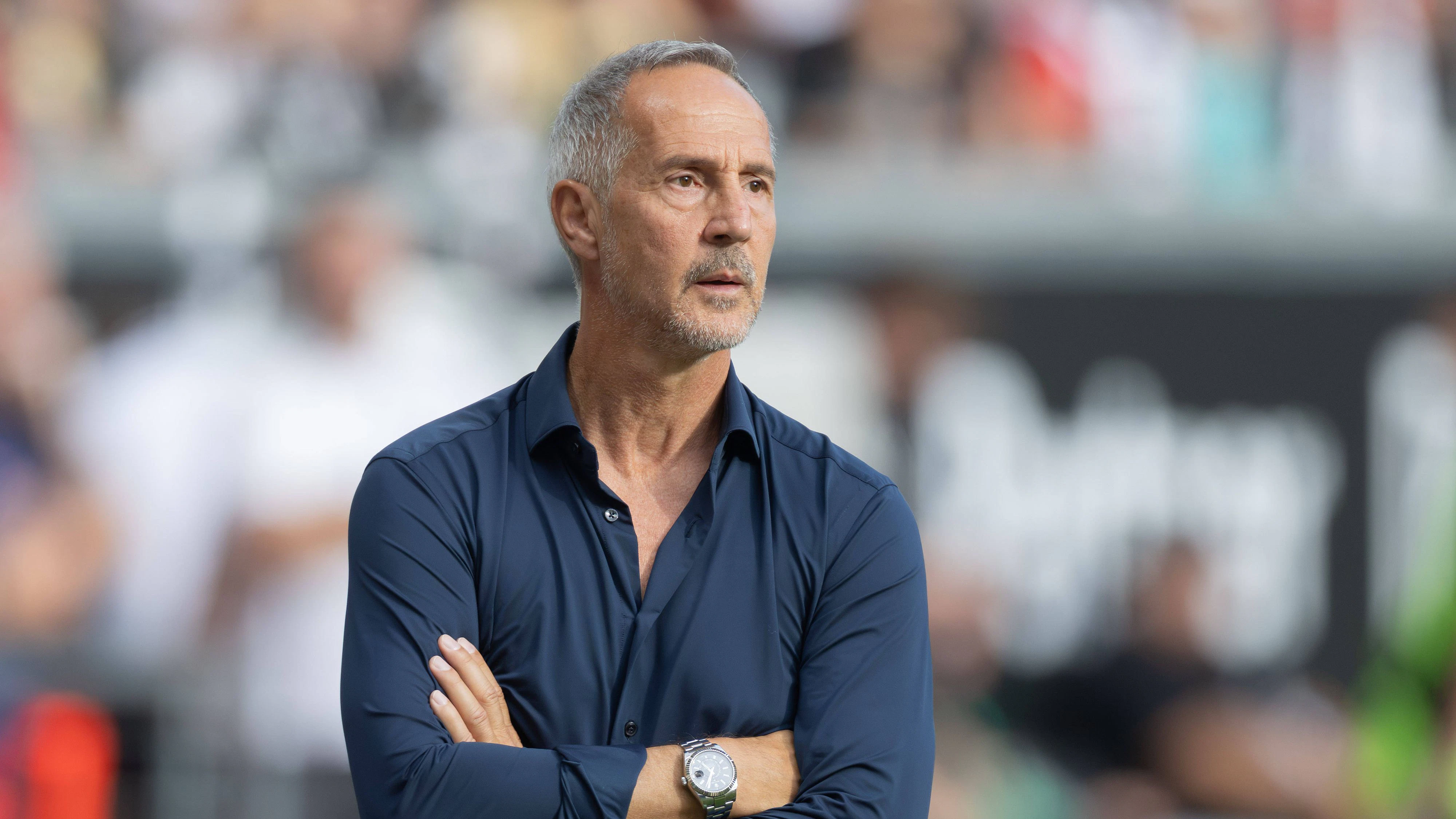 Eintracht Frankfurt - SC Freiburg, 1. FBL Trainer Adi Hütter Eintracht Frankfurt. Bundesligaspiel zwischen Eintracht Frankfurt und dem SC Freiburg am 19. September 2026 im Deutsche Bank Park in Frankfurt am Main., Frankfurt am Main Hessen Deutschland Deutsche Bank Park *** Eintracht Frankfurt vs. SC Freiburg, 1 FBL Coach Adi Hütter Eintracht Frankfurt Bundesliga match between Eintracht Frankfurt and SC Freiburg on September 19, 2026, at Deutsche Bank Park in Frankfurt am Main, Frankfurt am Main, Hesse, Germany, Deutsche Bank Park