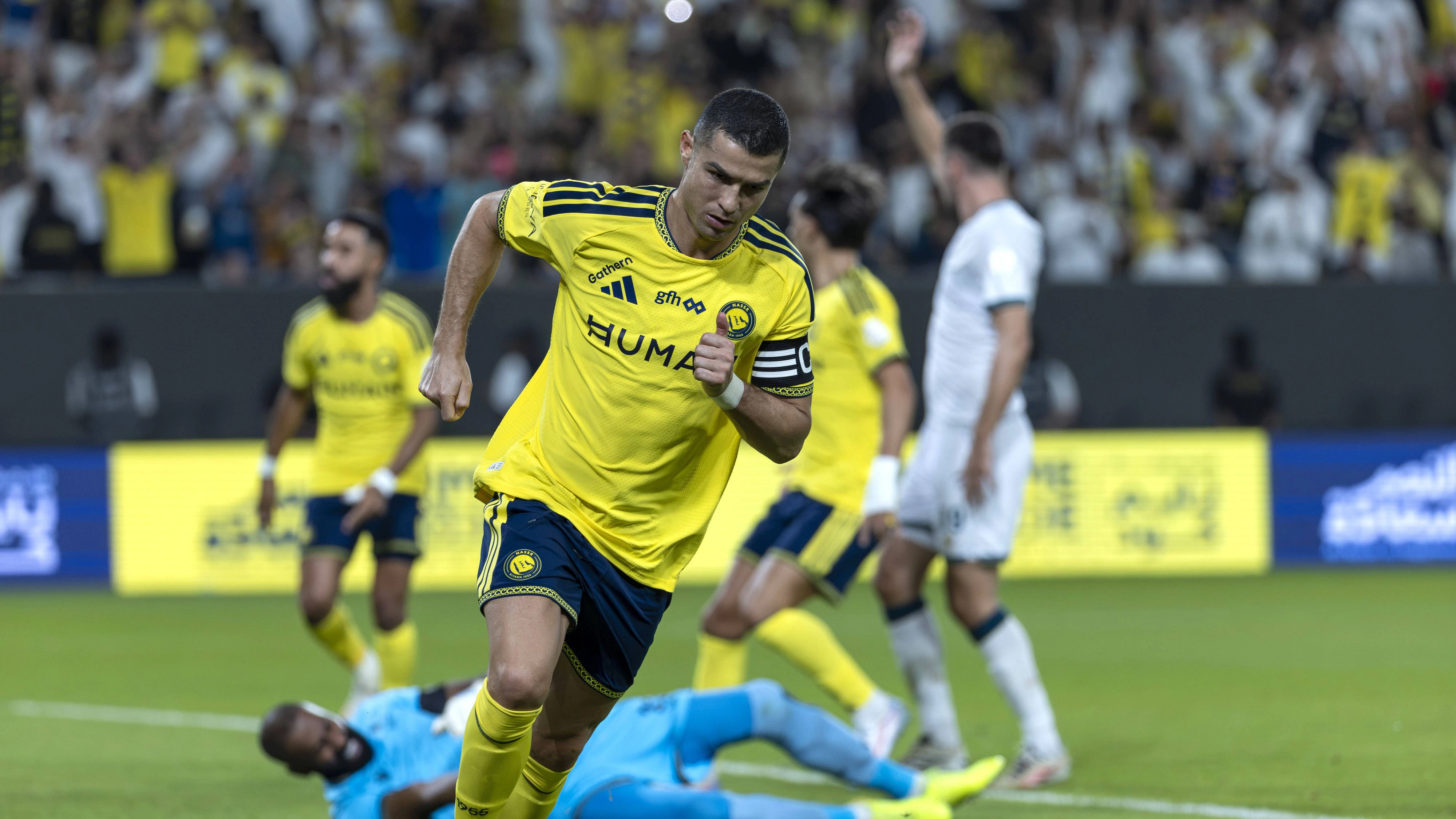 Al Nassr v Al Draih - Saudi Pro League RIYADH, SAUDI ARABIA - OCTOBER 9: Cristiano Ronaldo of Al-Nassr in action during the Saudi Pro League SPL match between Al Nassr and Al Draih at the King Saud University Stadium in Riyadh, Saudi Arabia on October 9, 2026. Mohammed Saad / Anadolu Riyadh Saudi Arabia. Editorial use only. Please get in touch for any other usage. PUBLICATIONxNOTxINxTURxUSAxCANxUKxJPNxITAxFRAxAUSxESPxBELxKORxRSAxHKGxNZL Copyright: x2026xAnadoluxMohammedxSaadx