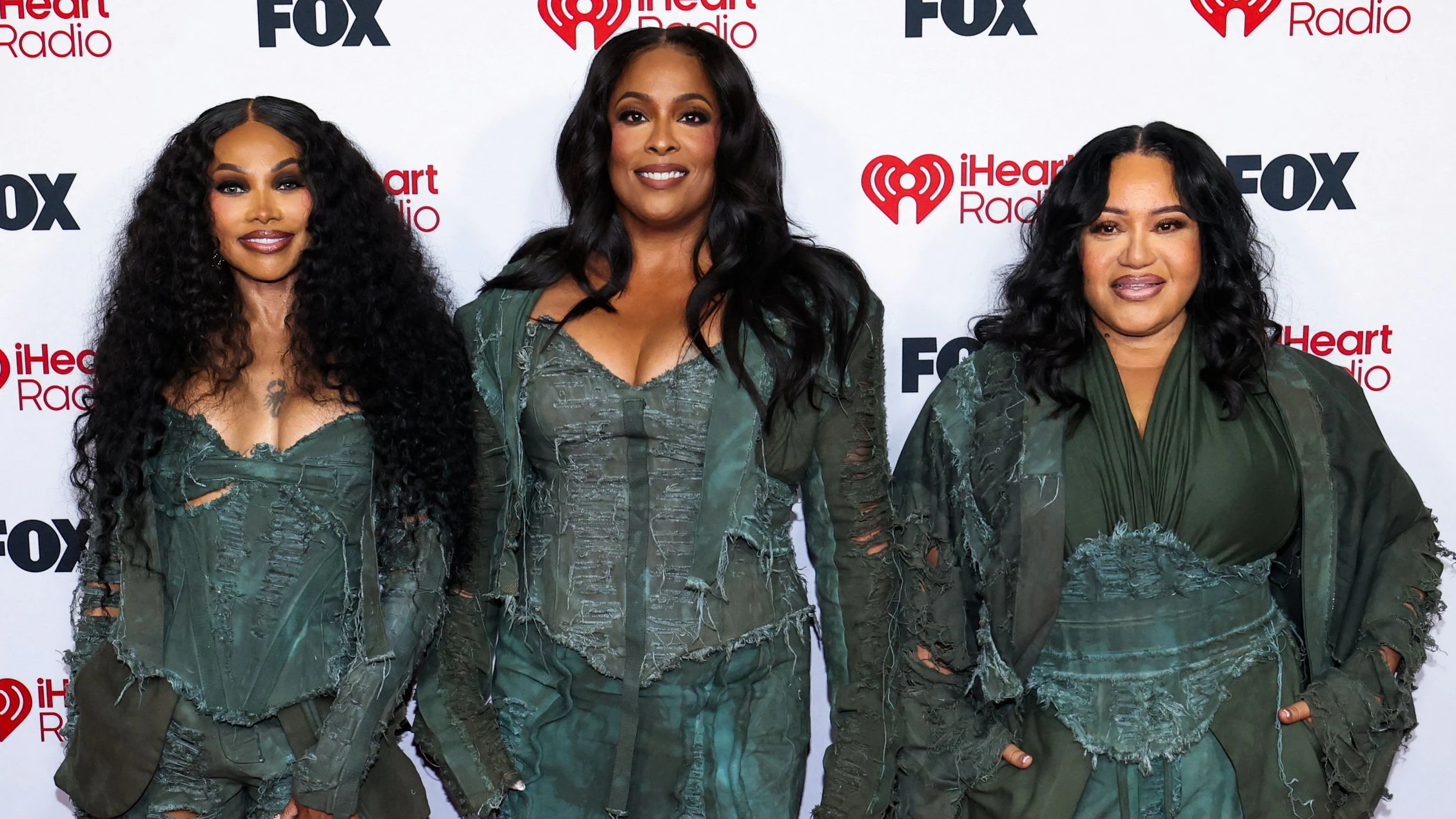 Sandra "Pepa" Denton, Cheryl "Salt" James and Deidra "Spinderella" Roper of Salt-N-Pepa attend the 2026 iHeartRadio Music Awards at the Dolby Theatre in Los Angeles, California, U.S., March 26, 2026. REUTERS/Mario Anzuoni