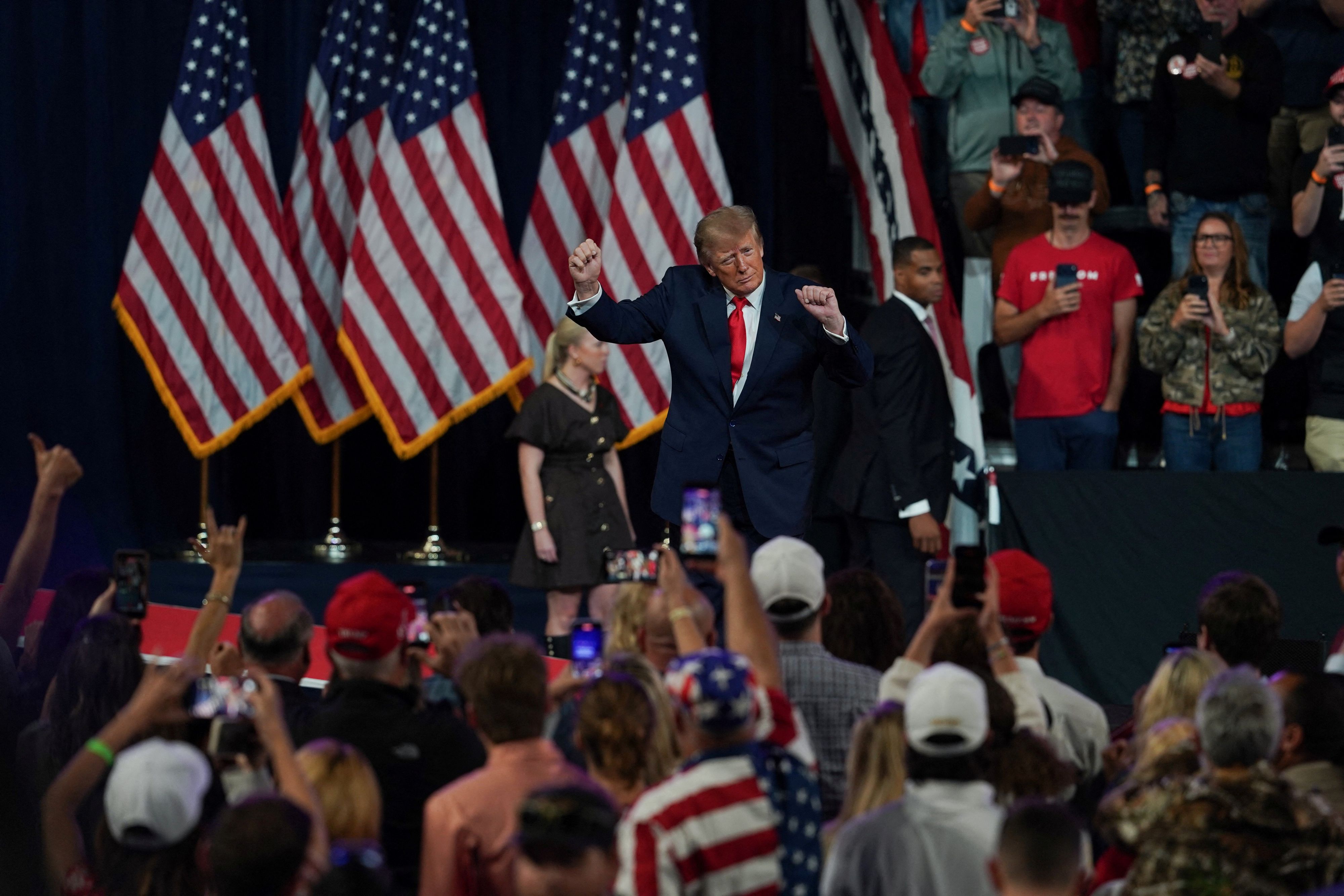 Trump in Tennessee: Im Netz wird der 