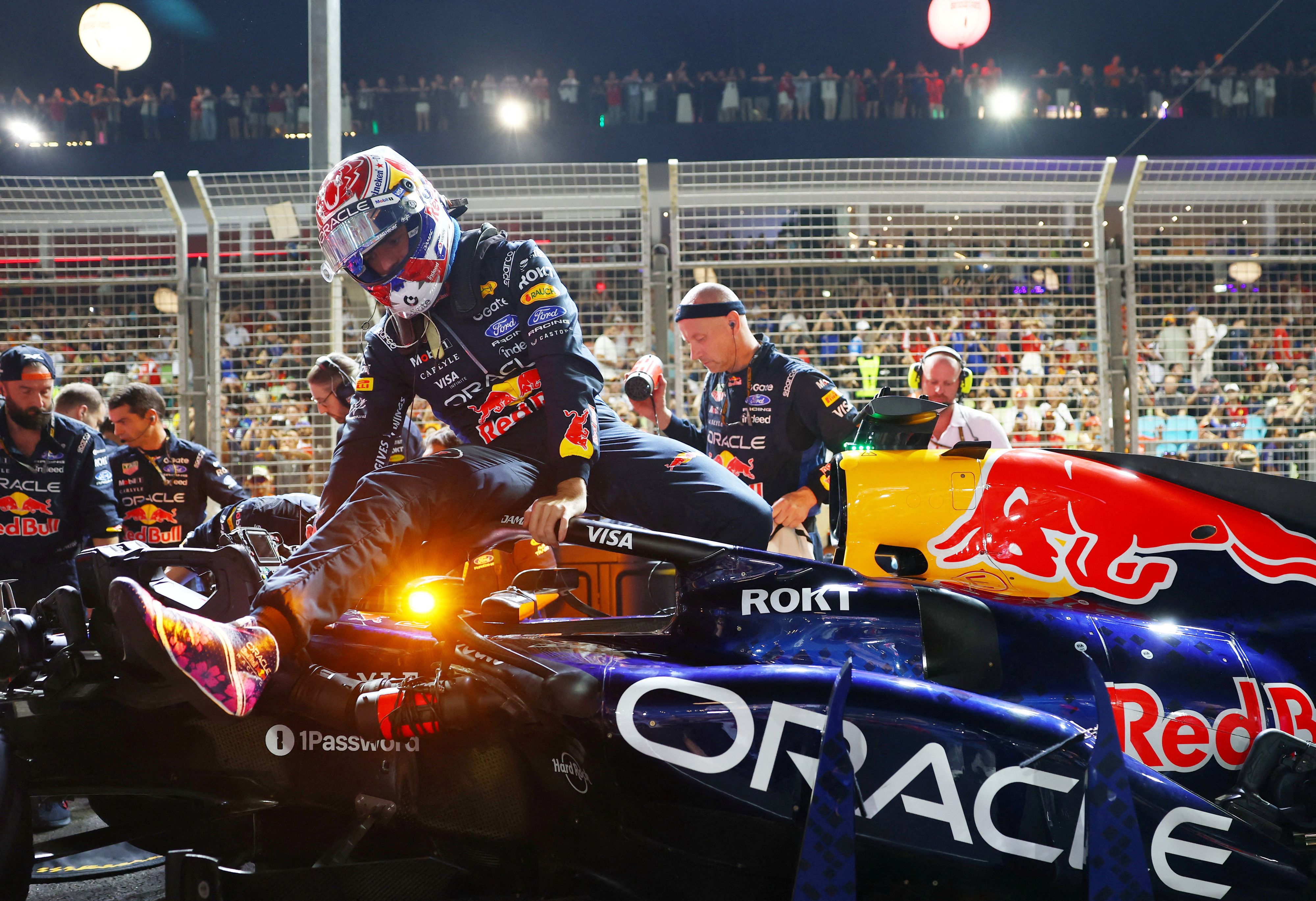 Max Verstappen gewann zum ersten Mal den Singapur-Grand-Prix.