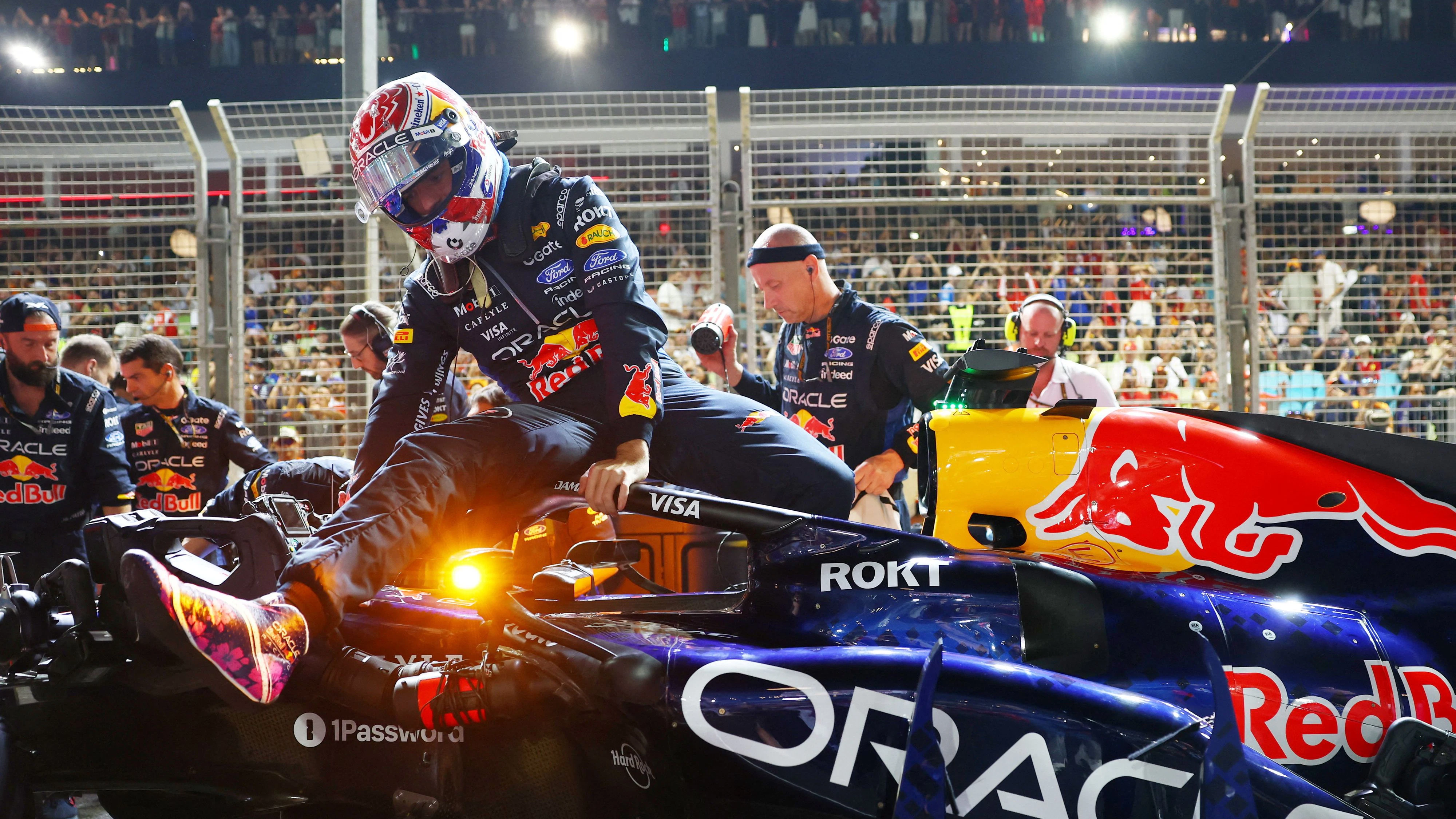 Max Verstappen gewann zum ersten Mal den Singapur-Grand-Prix.