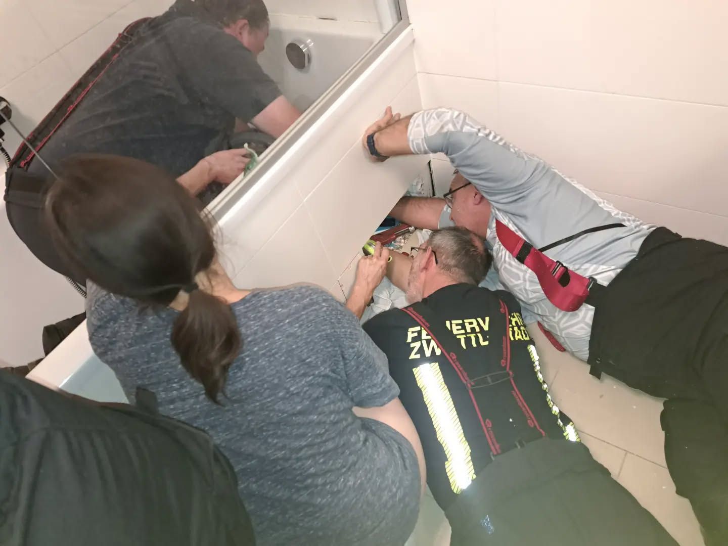 Ein gemütliches Bad endete am Samstagabend, 10. Oktober, in Zwettl mit einem Einsatz für die Feuerwehr.