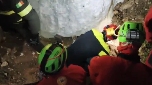 Die Rettungsaktion läuft auf Hochtouren. 