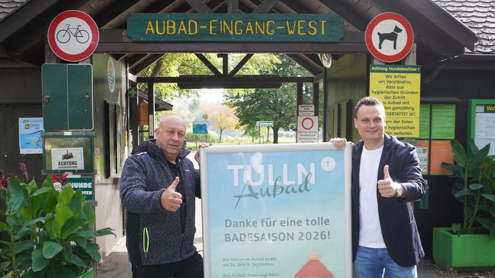 Abteilungsleiter Christian Holzschuh und Stadtrat Andreas Bors 
