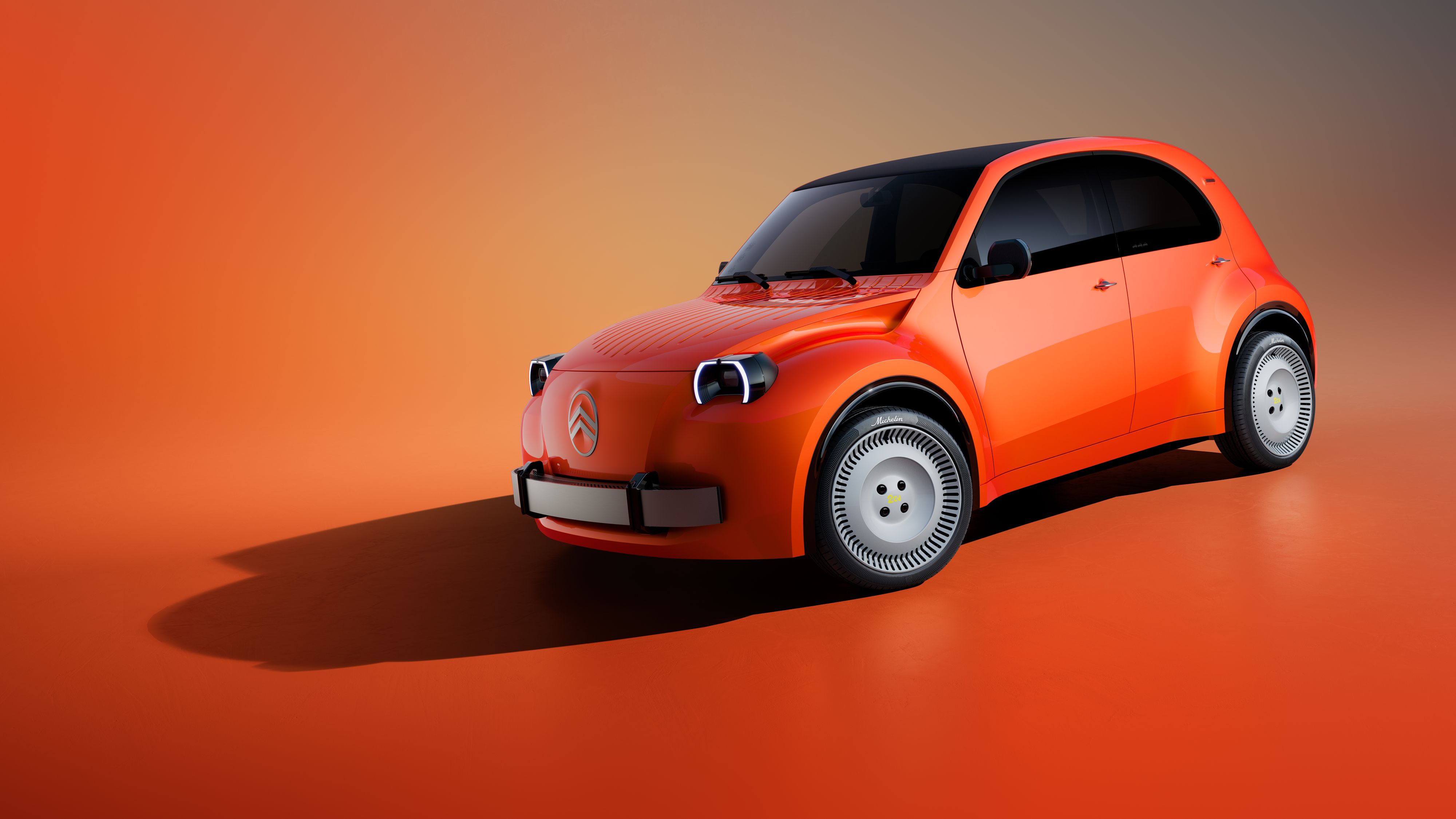 In Paris enthüllt: Citroën 2CV Concept (2026), die vollelektrische Neuauflage der kultigen Ente.
