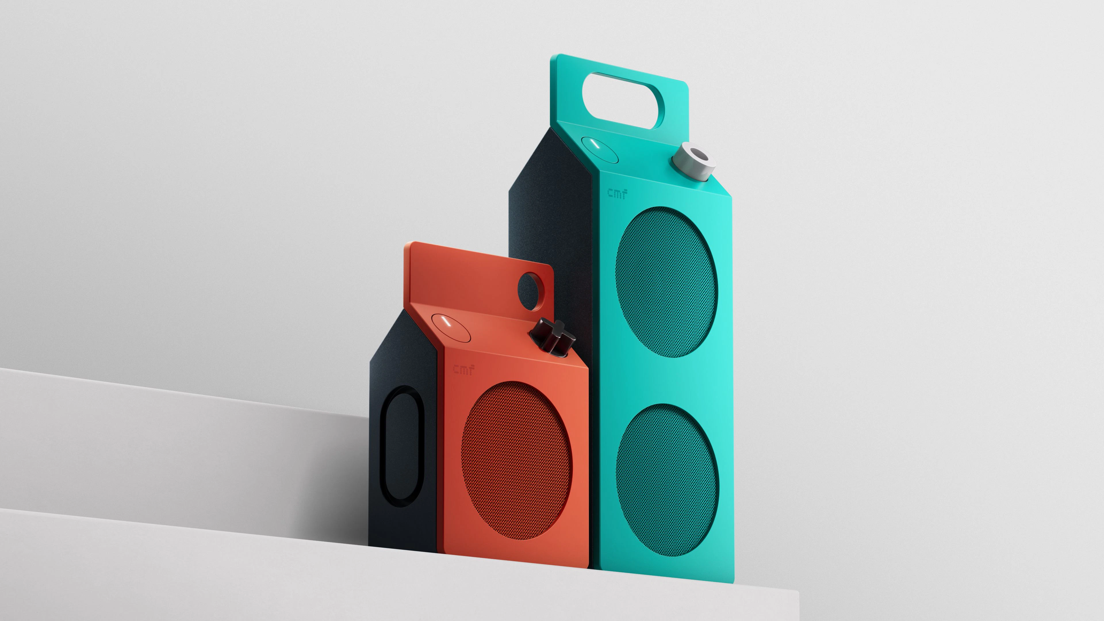 Heute.at - Die neuen CMF Speaker sehen wie Milchpackerl aus