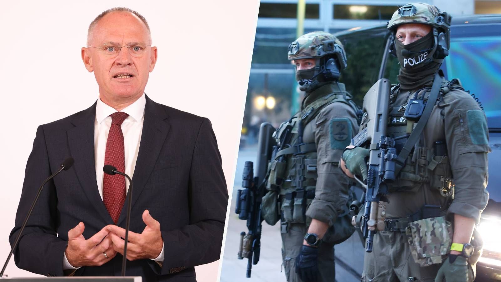 Innenminister Gerhard Karner (ÖVP) verteidigt den Polizeieinsatz