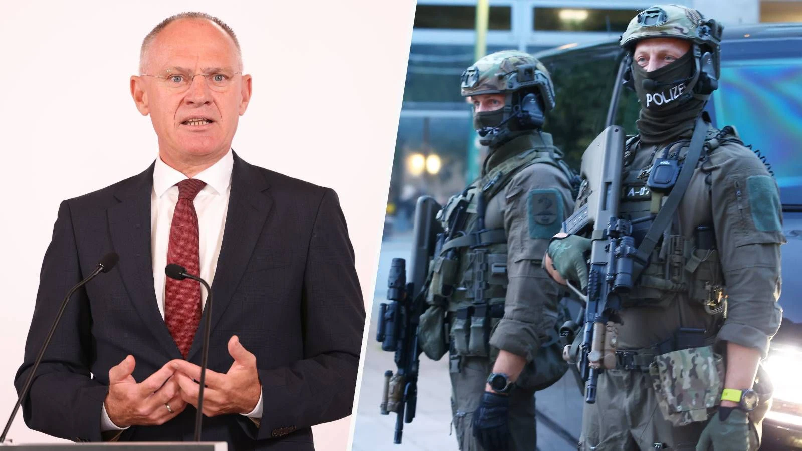 Innenminister Gerhard Karner (ÖVP) verteidigt den Polizeieinsatz