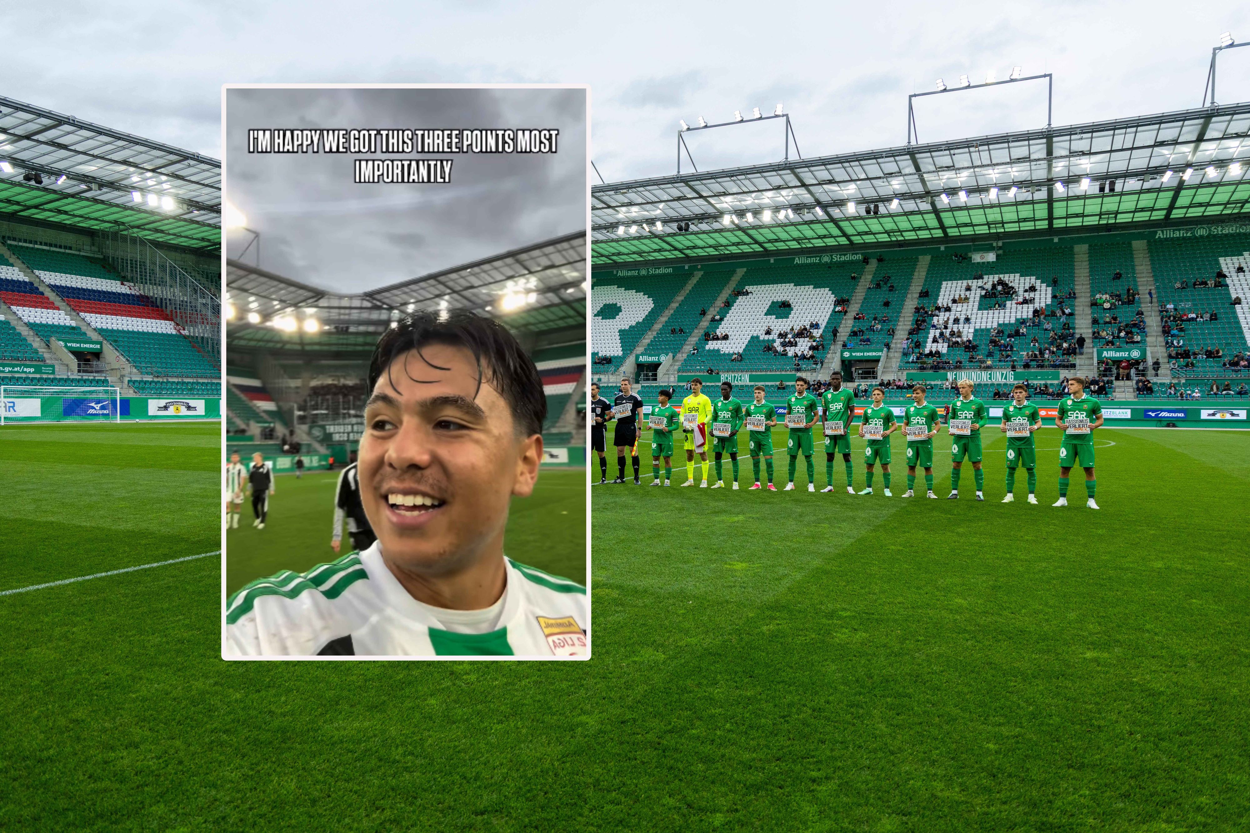 Adrian Wibowo war nach seinem Denbüt überglücklich.