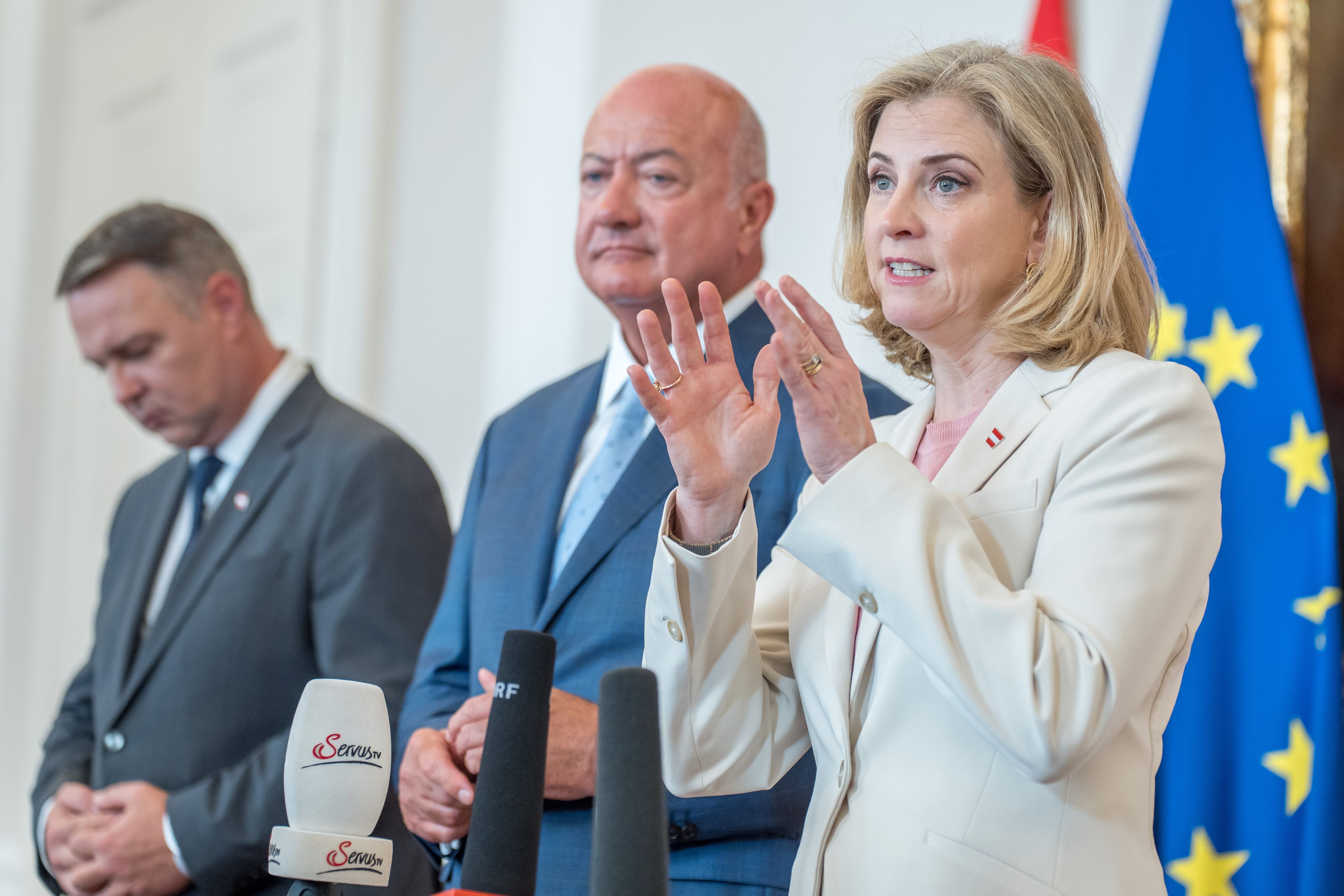 Außenministerin Beate Meinl-Reisinger (NEOS) stellt klar: 