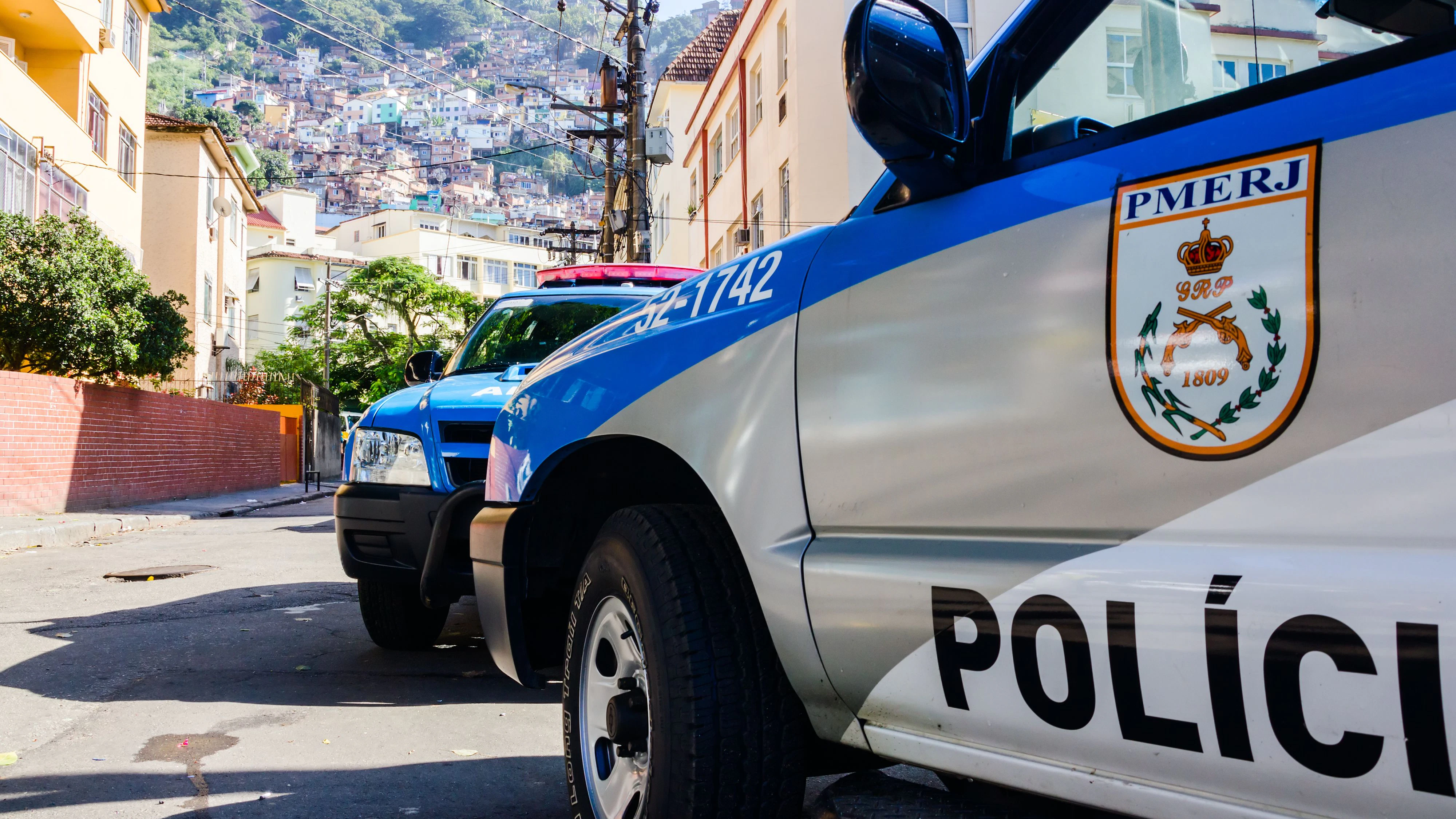 Symbolbild eines Polizeieinsatzes in Brasilien. 