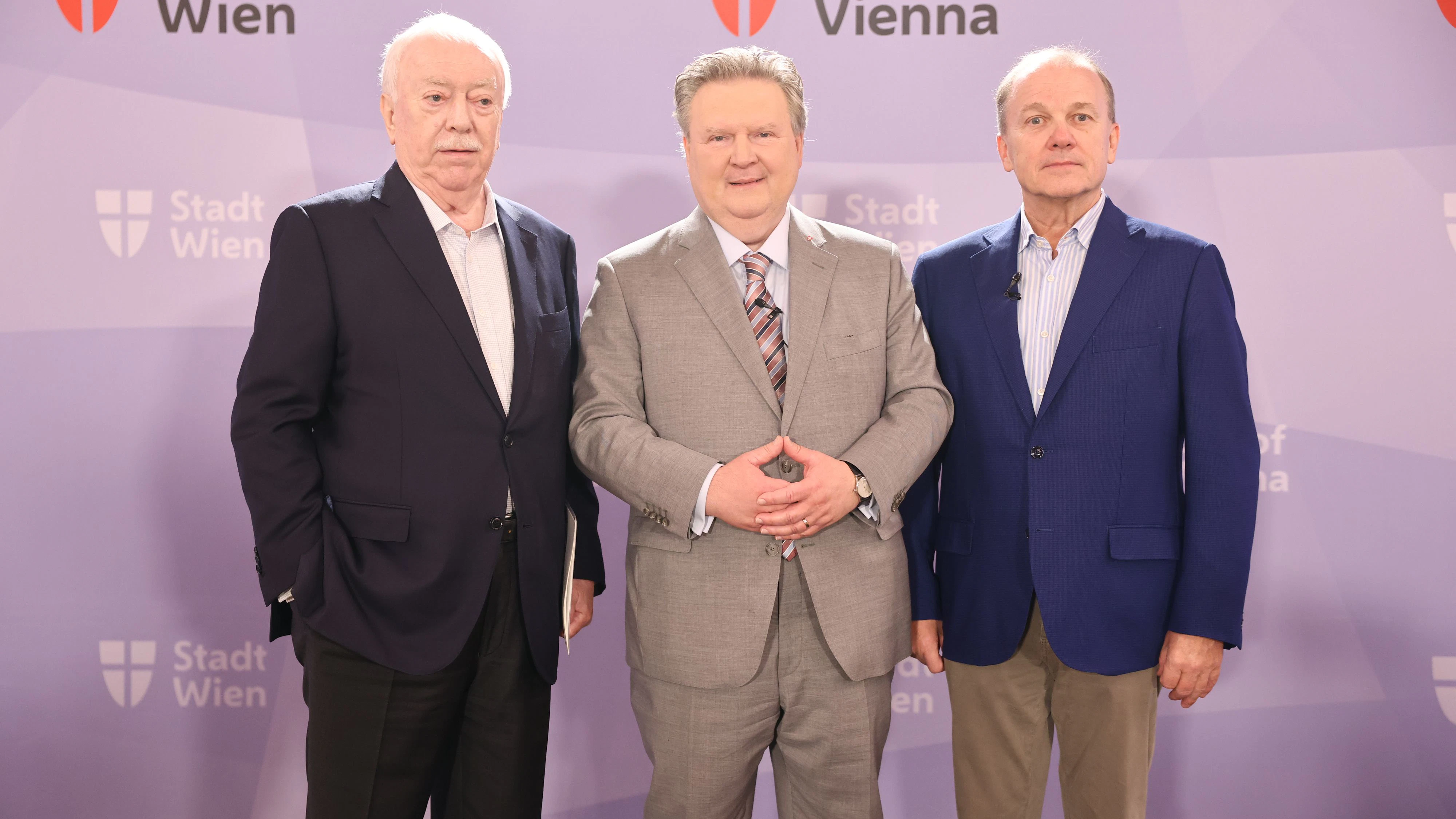 PK Wien baut Vorreiterrolle bei ME/CFS-Forschung und -Versorgung aus, Michael Häupl, Michael Ludwig, Gerhard Ströck