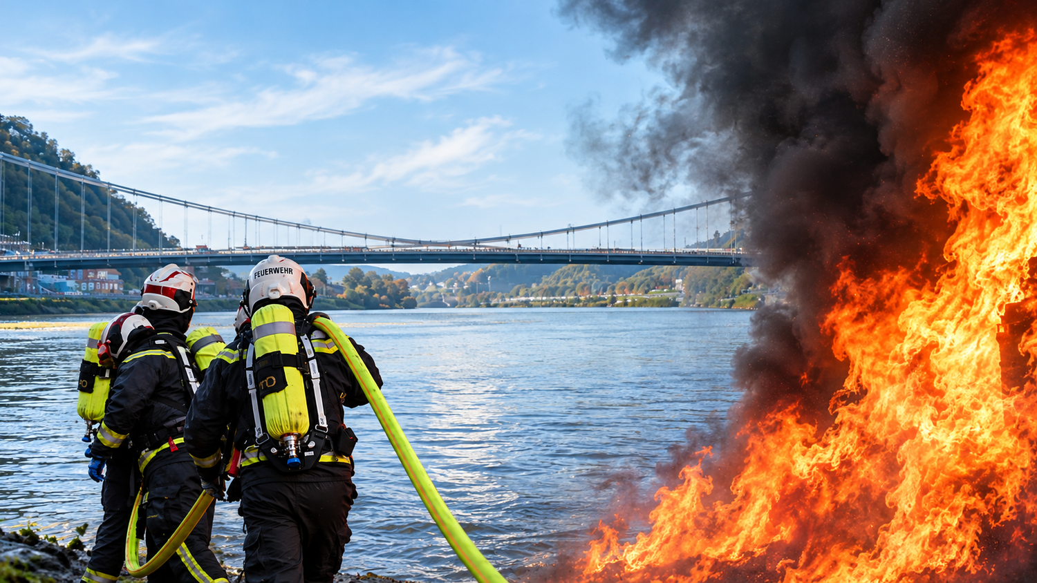 In einem Tunnel bei der Donautalbrücke brach am Dienstag ein Brand aus. (Symbolbild)