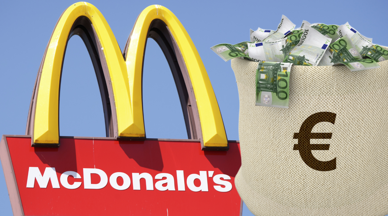 Der 34-Jährige ließ bei McDonald’s zwei Geldsäcke mit 100.000 Euro mitgehen.