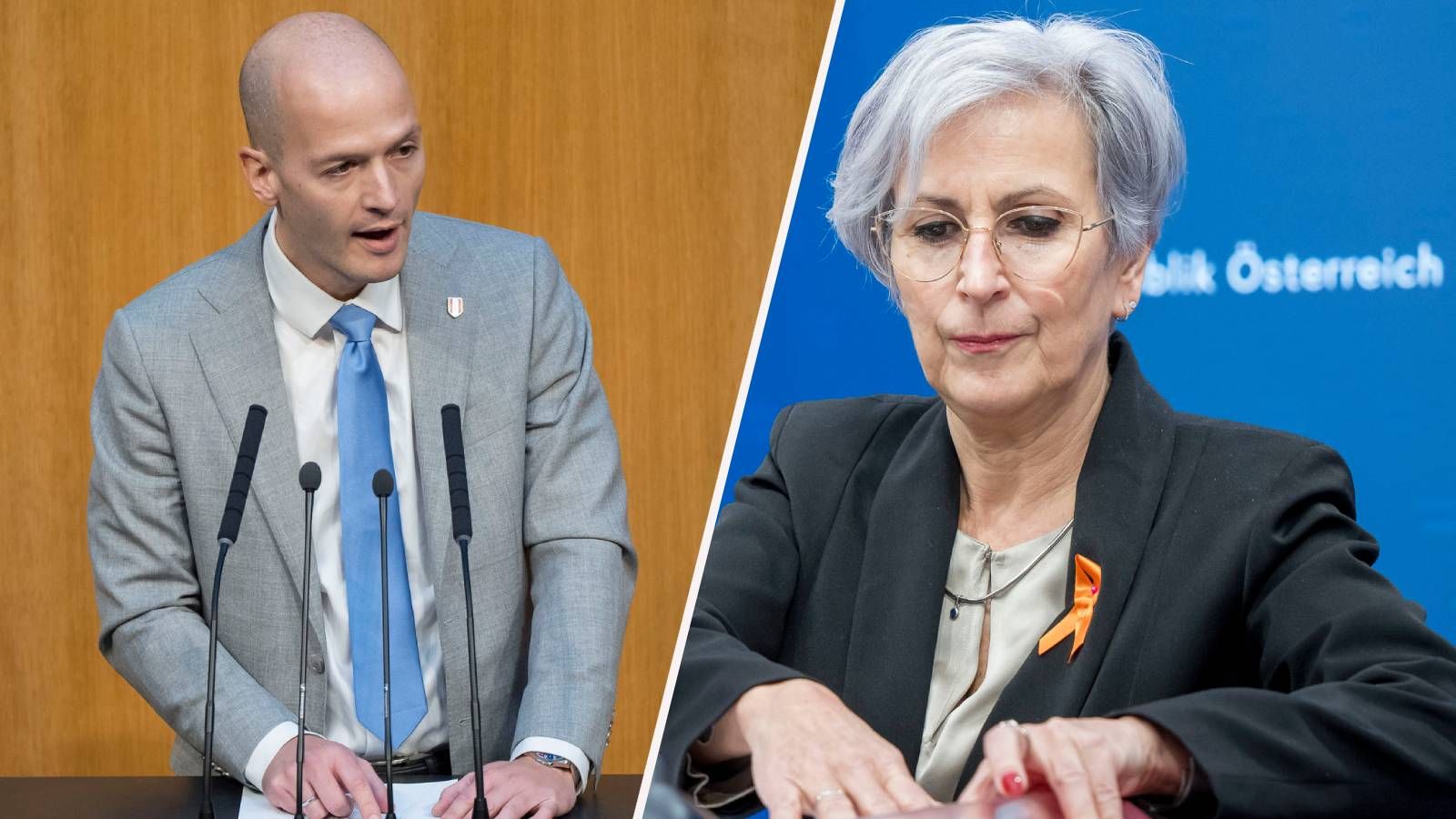 FPÖ-Verfassungssprecher Michael Schilchegger kritisiert Justizministerin Anna Sporrer (SPÖ) scharf.
