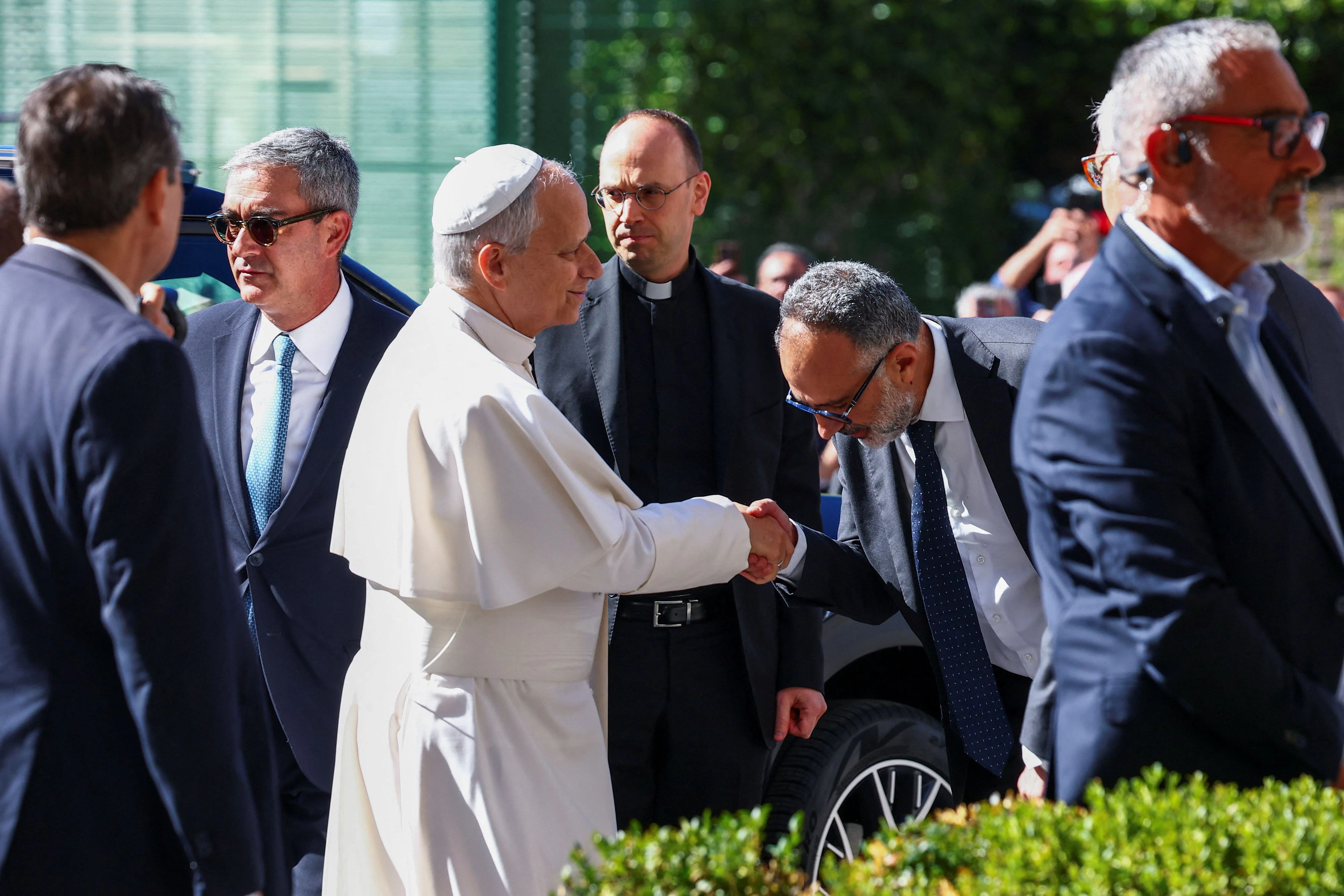 Der Papst habe Dienstagvormittag etwas blass gewirkt, so Beobachter