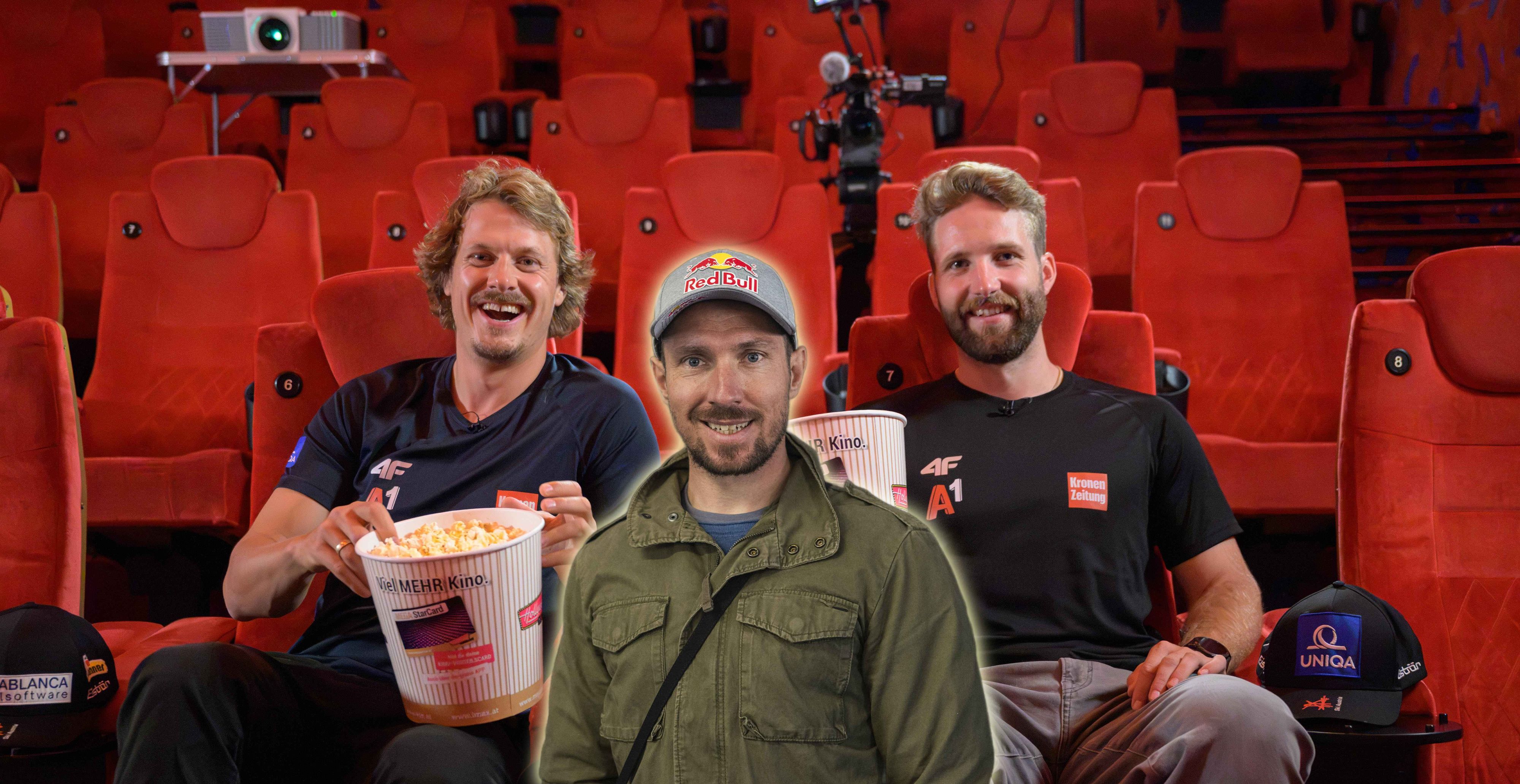 Großes Ski-Kino: Manuel Feller, Marcel Hirscher und Marco Schwarz