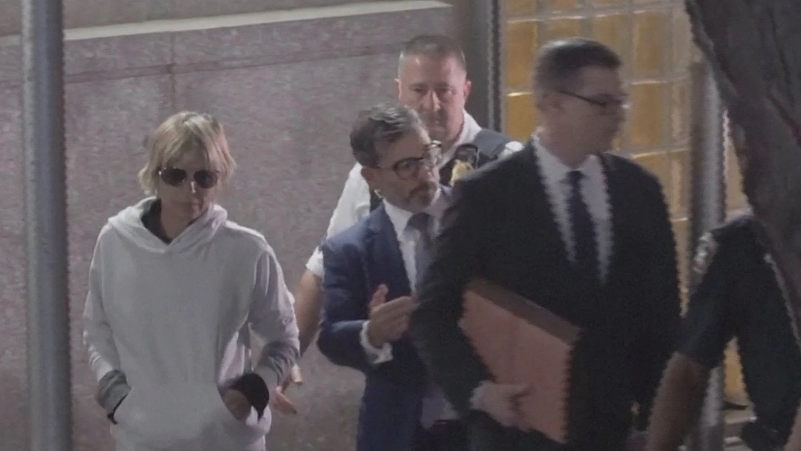 Selma Blair beim Verlassen des Strafgerichts in Queens.