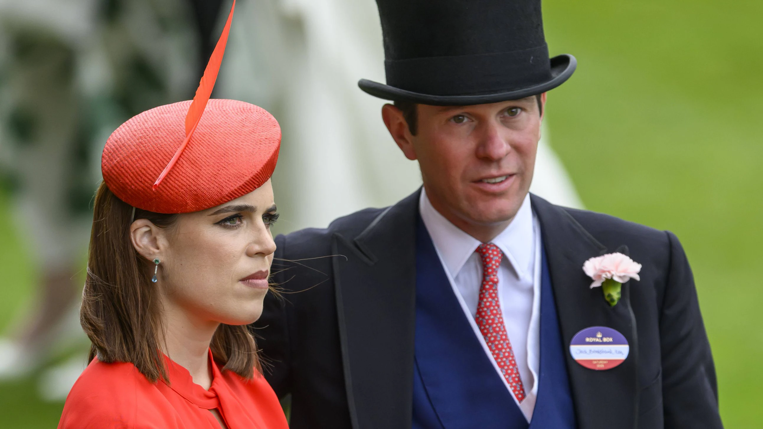 Prinzessin Eugenie und Ehemann Jack Brooksbank beim königlichen Pferderennen Royal Ascot 2025.