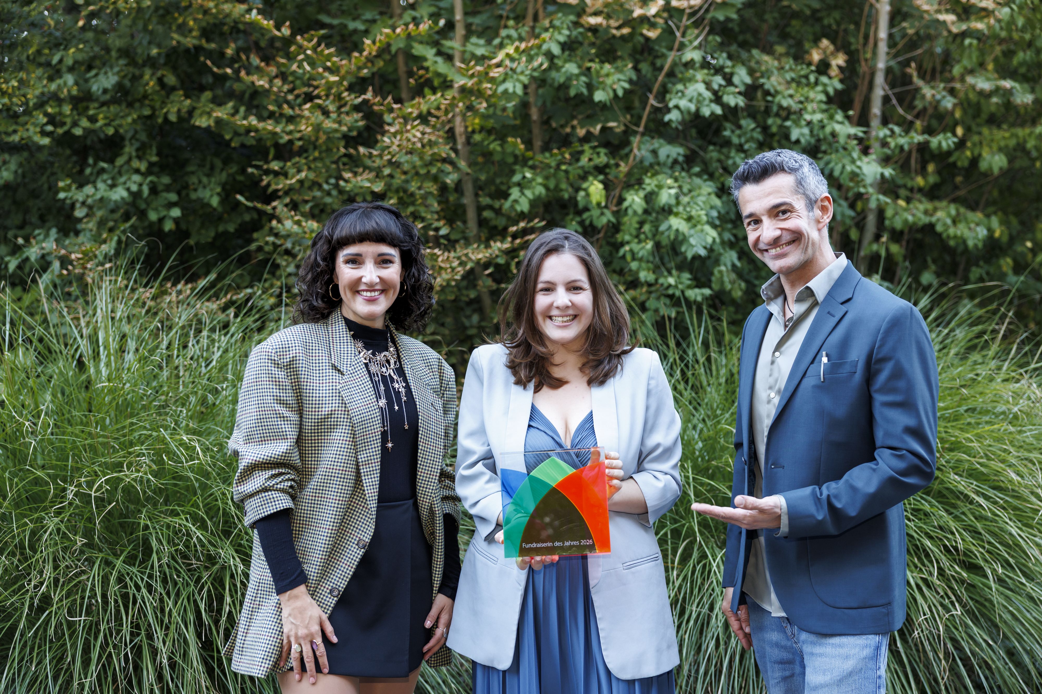Ina Regen, Rosa Bergmann und Omar Sarsam