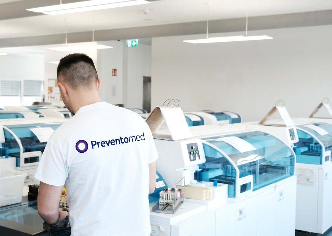 Preventomed setzt auf Bluttests rund um gesundes Altern und Stress.
