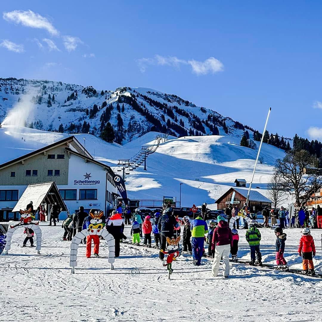 Das Skigebiet Schetteregg liegt im Bregenzerwald.
